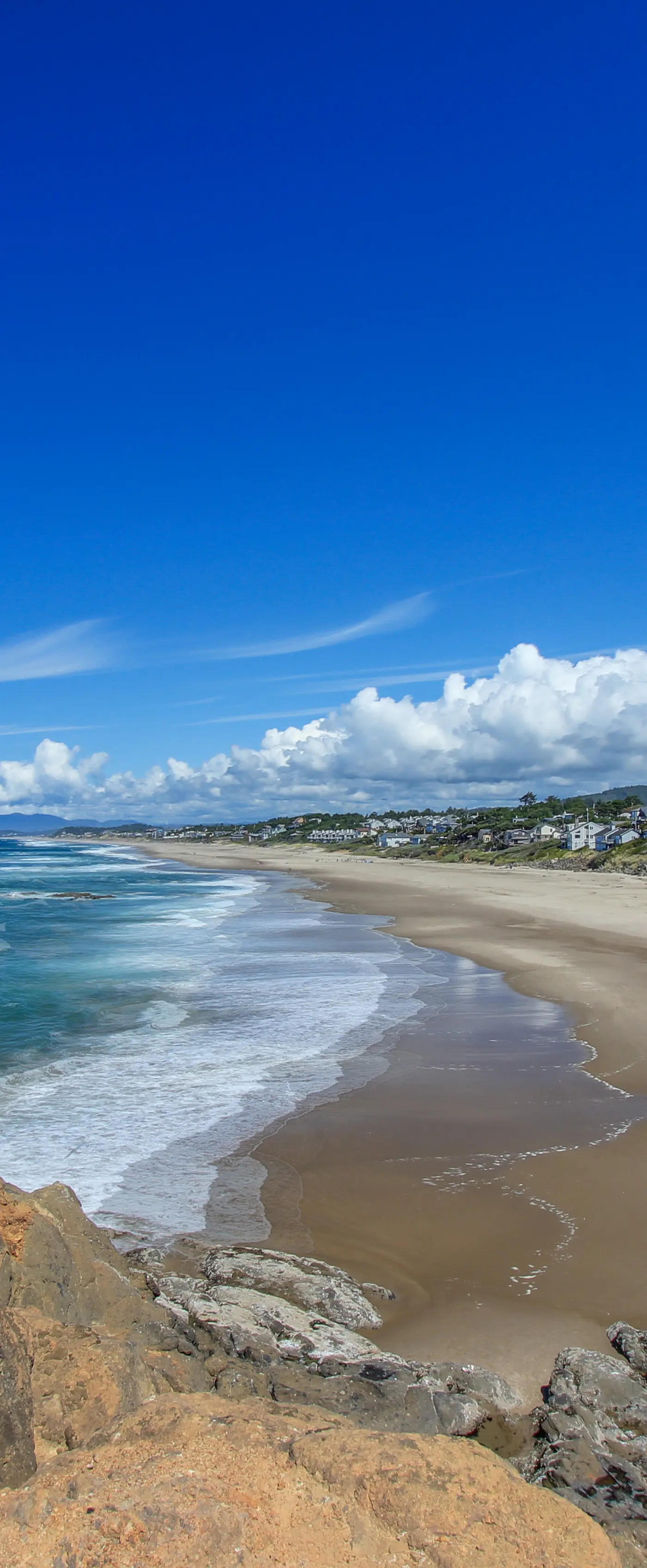 Homey dog friendly house with partial ocean views gas fireplaces and gas grill