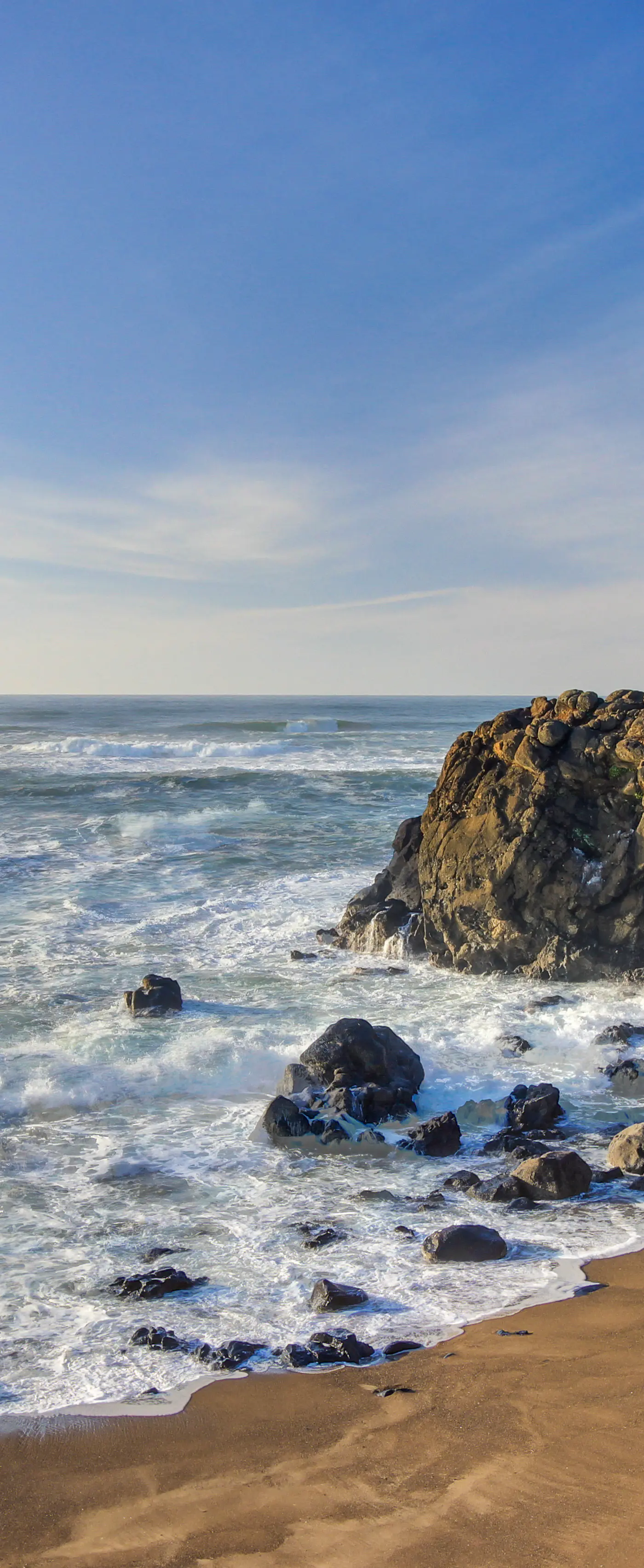 Homey dog friendly house with partial ocean views gas fireplaces and gas grill