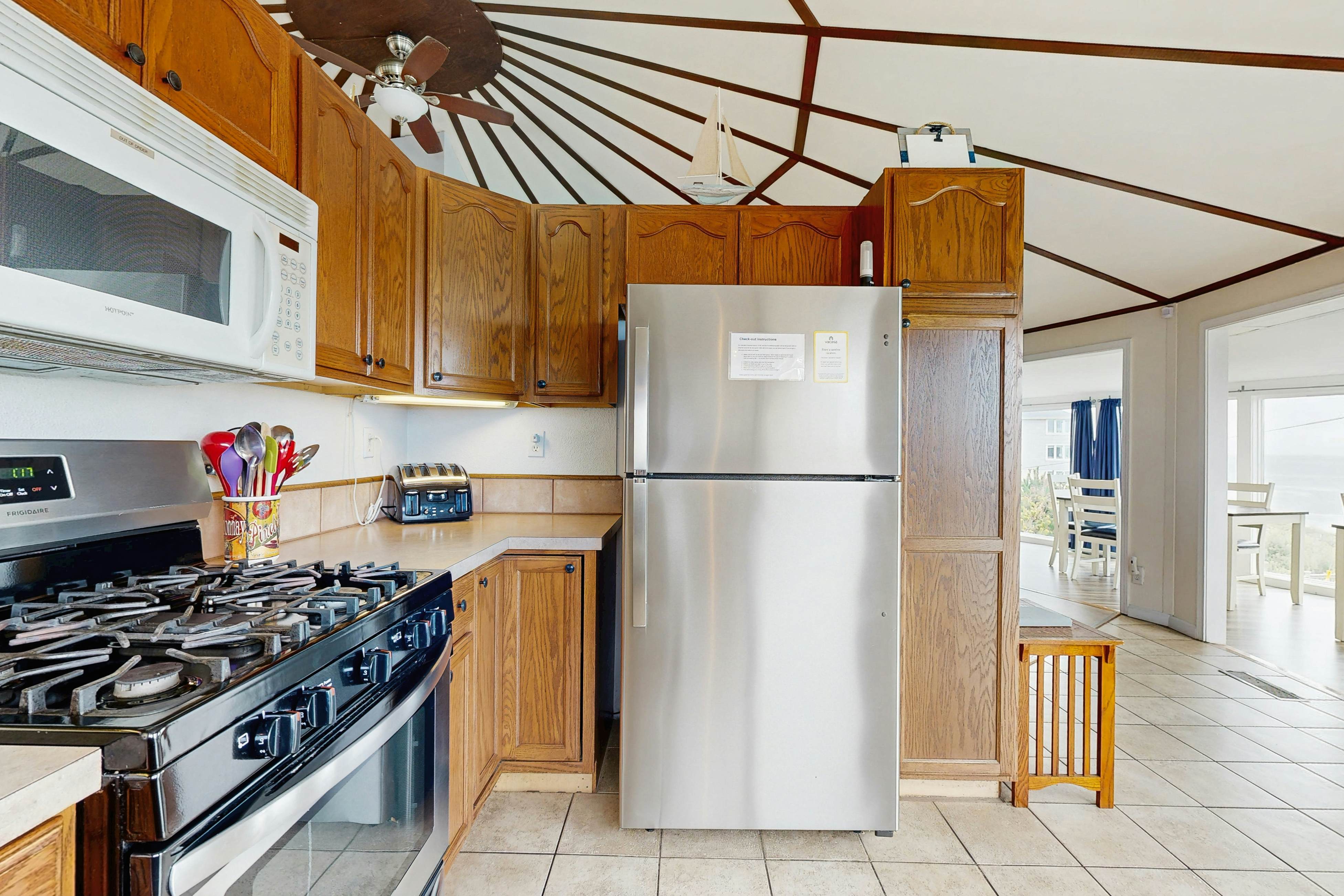 Unique and spacious home with private hot tub game room and great ocean views