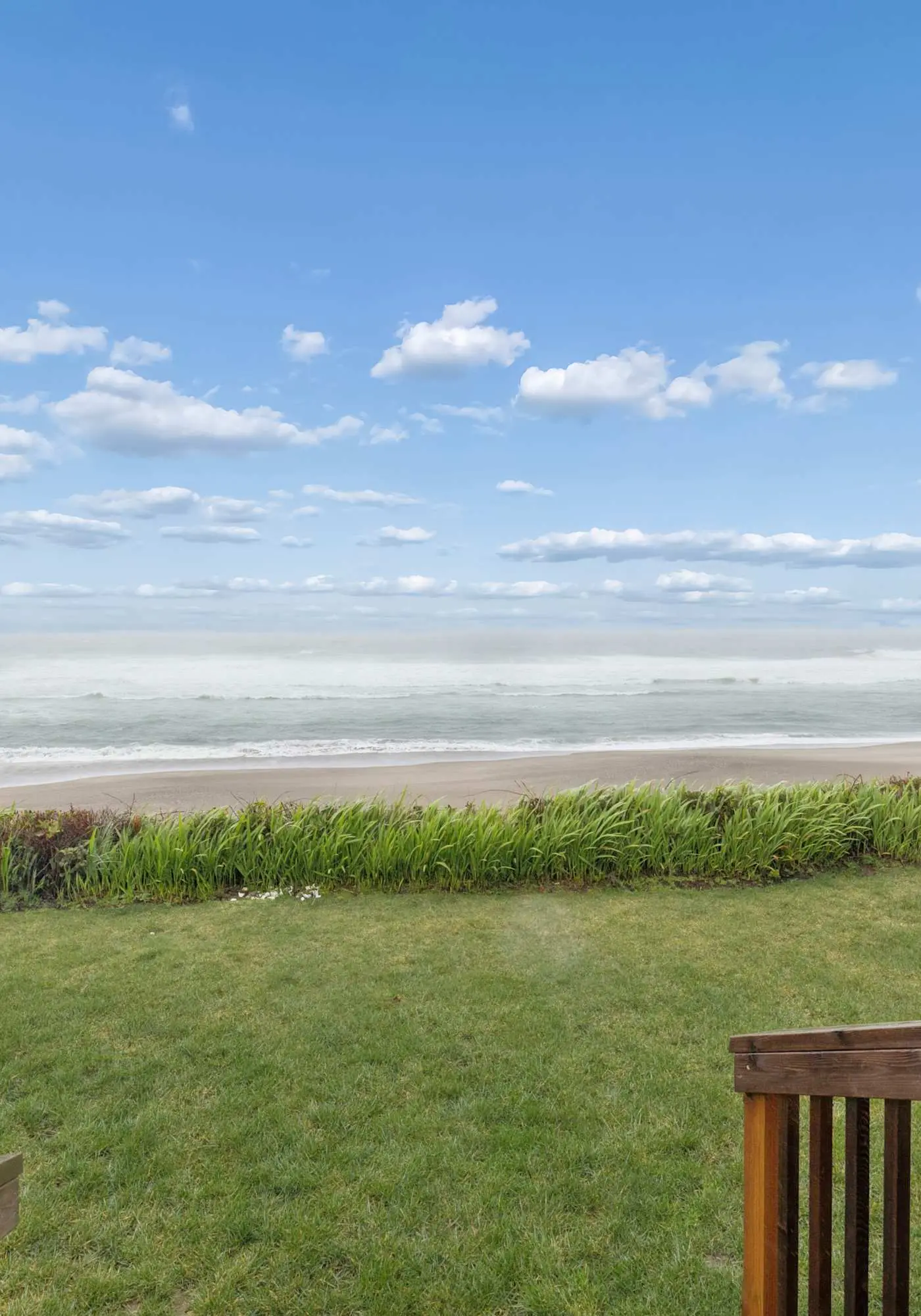 Oceanfront dog friendly house with deck private hot tub and stunning views