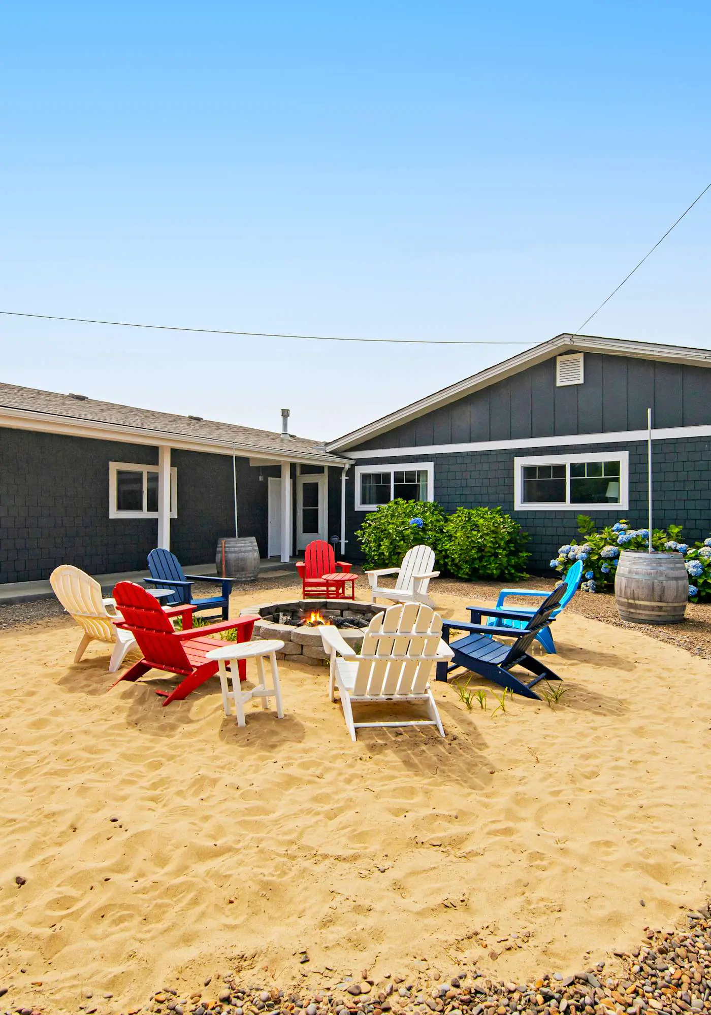 Oceanfront dog friendly house with deck private hot tub and stunning views