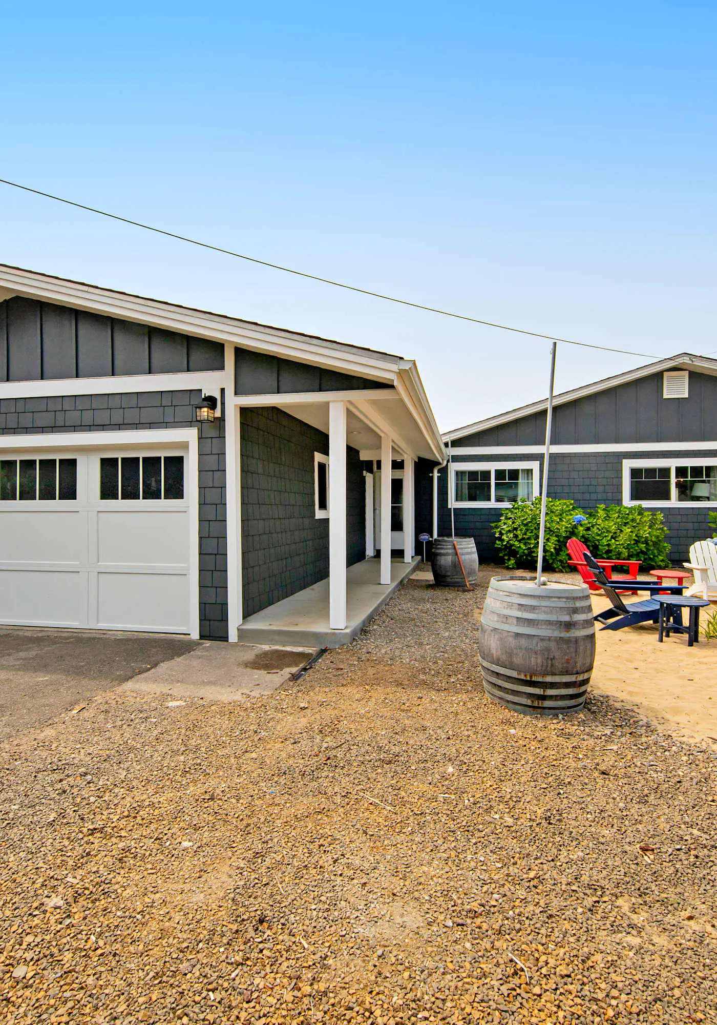 Oceanfront dog friendly house with deck private hot tub and stunning views