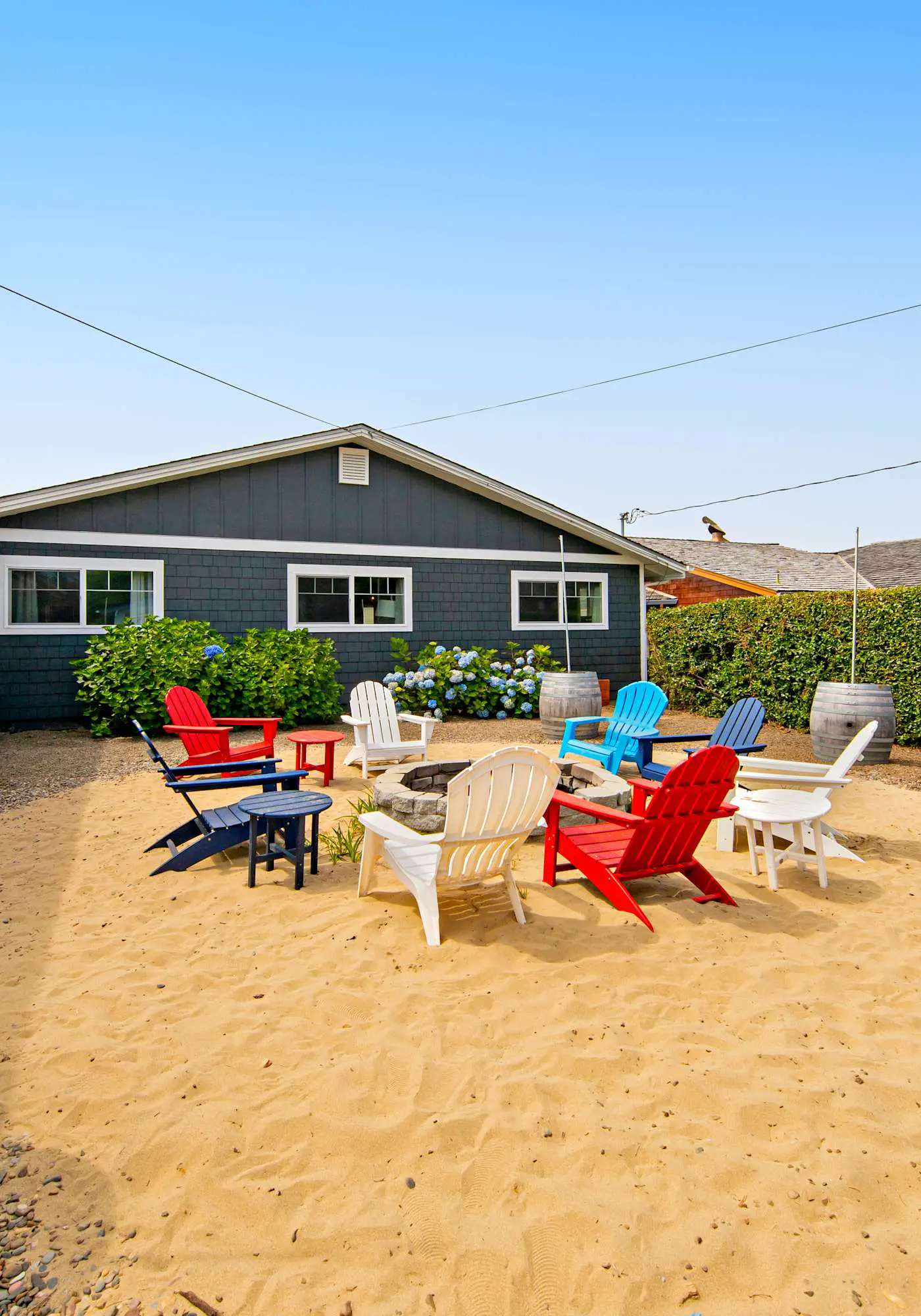 Oceanfront dog friendly house with deck private hot tub and stunning views