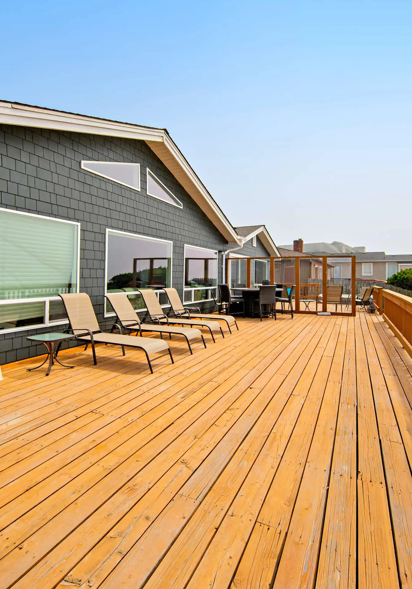 Oceanfront dog friendly house with deck private hot tub and stunning views