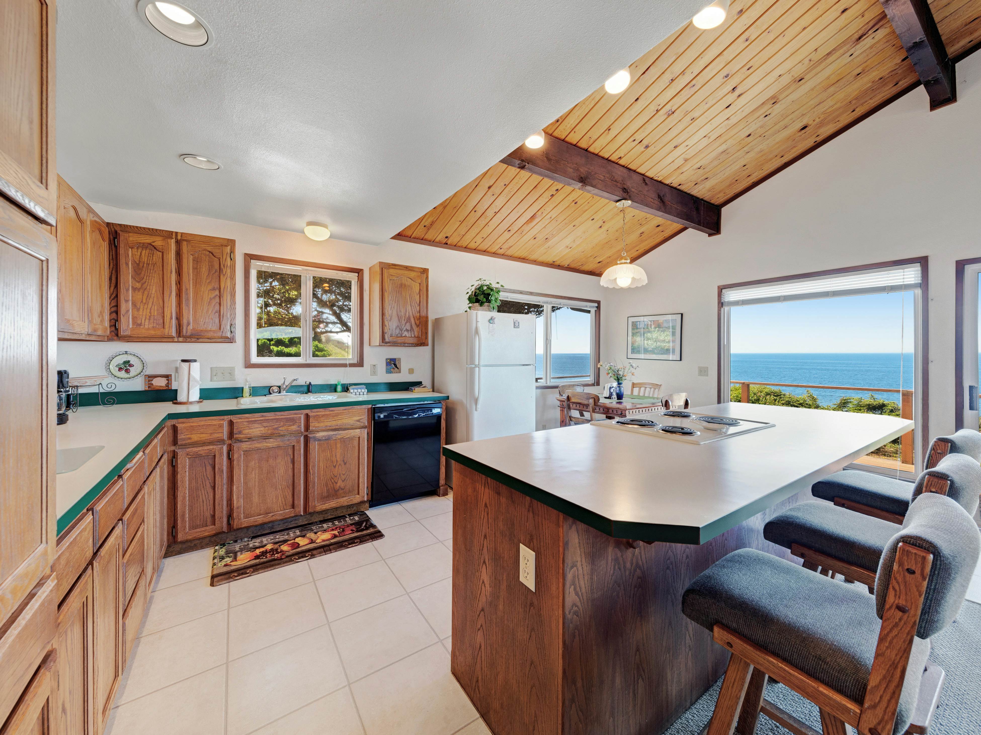 Charming, Oceanfront Home w/ Nearby Beach Access & Amazing Ocean Views