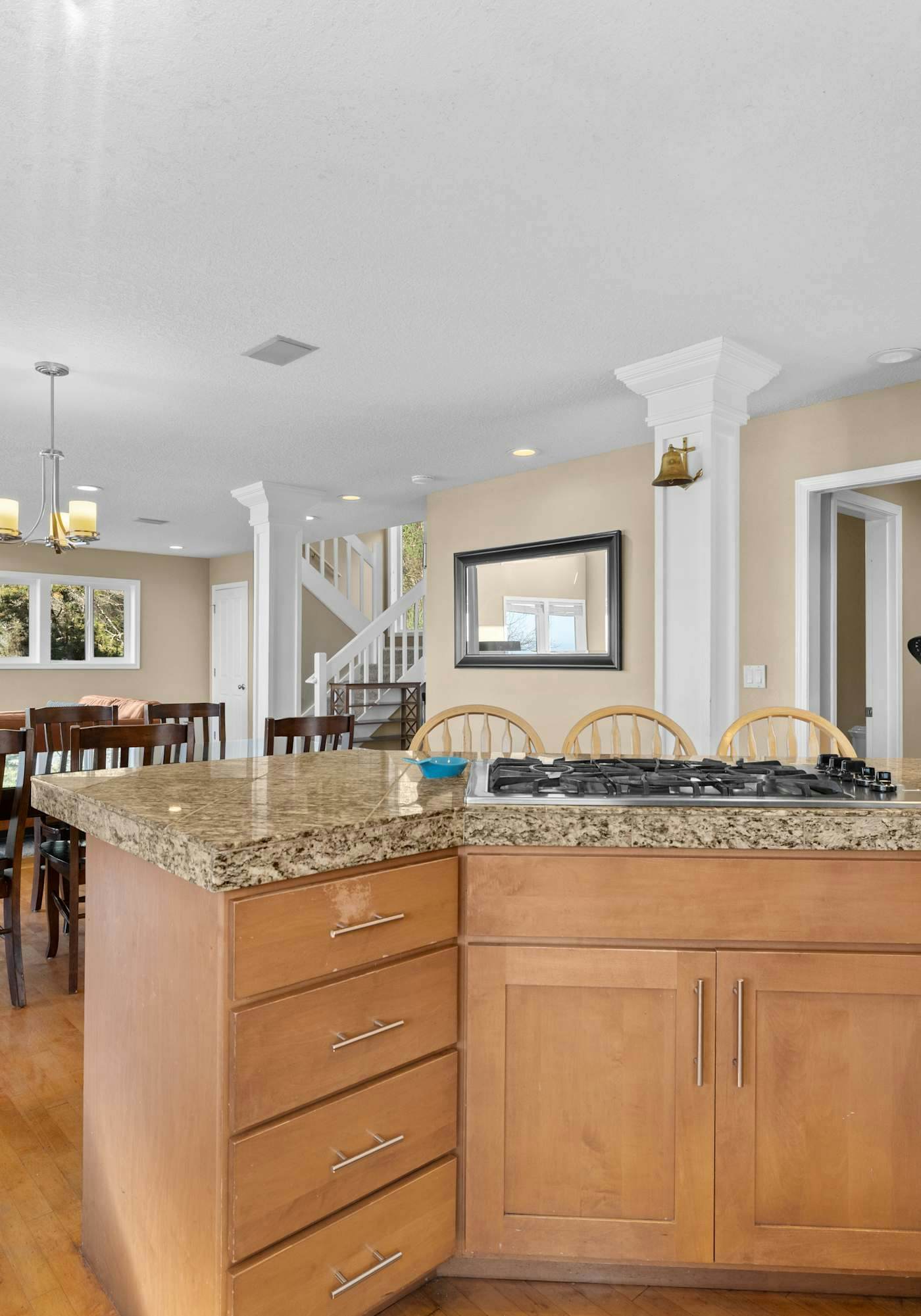 Sunlit home with gorgeous ocean views big decks and hot tub