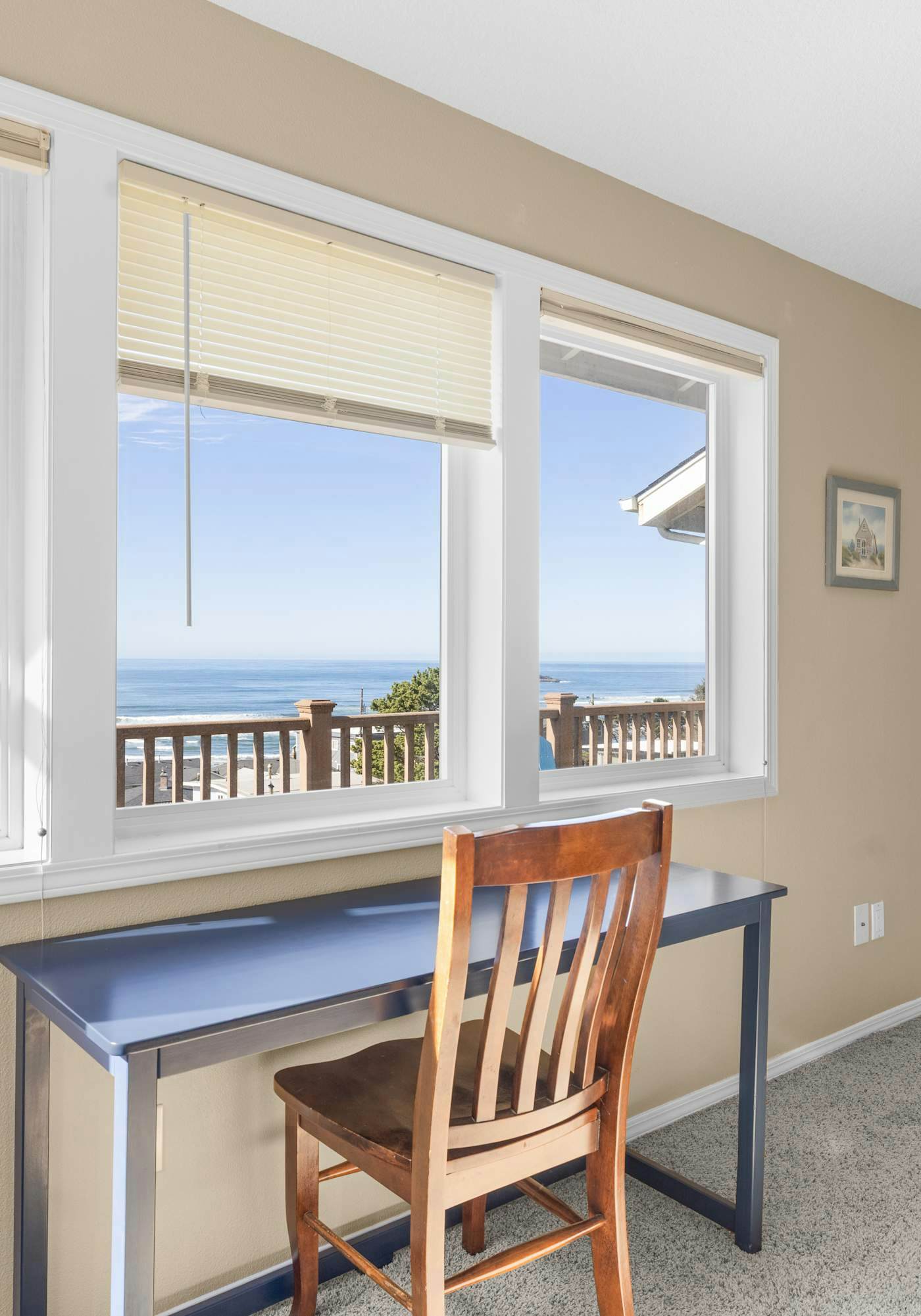 Sunlit home with gorgeous ocean views big decks and hot tub