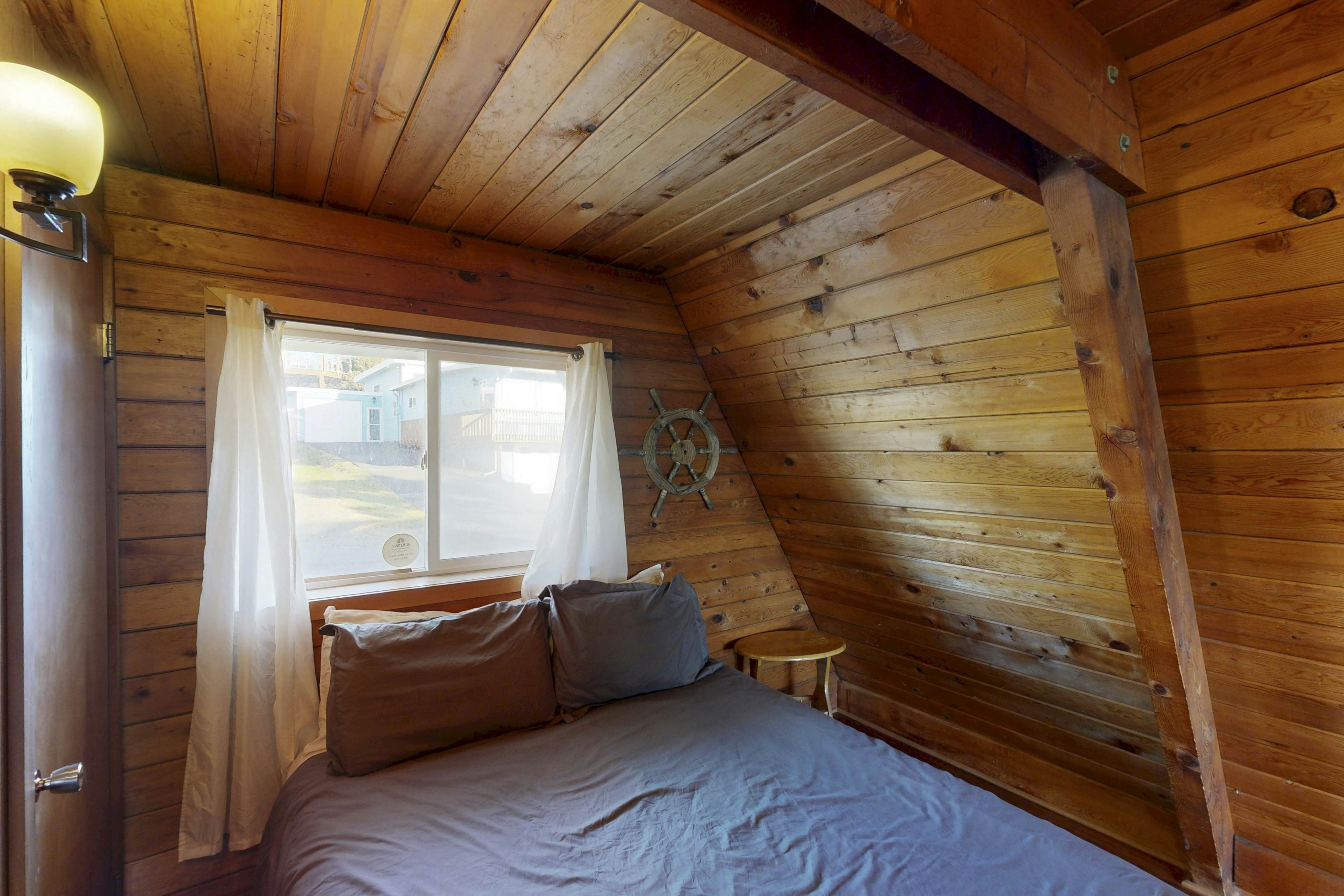 Dog-friendly A-frame cottage—oceanfront with ocean views & two blocks from beach