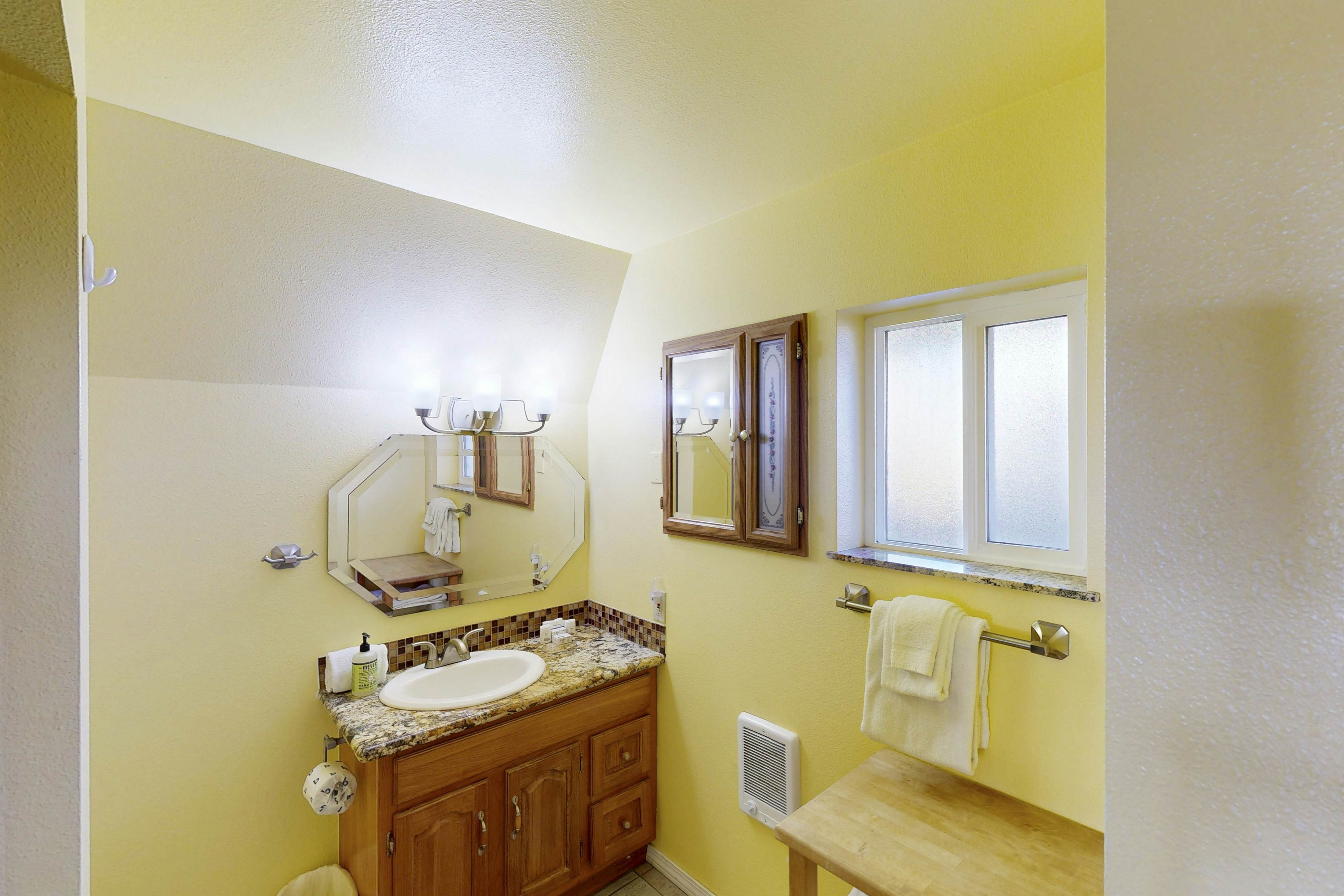 Dog-friendly A-frame cottage—oceanfront with ocean views & two blocks from beach