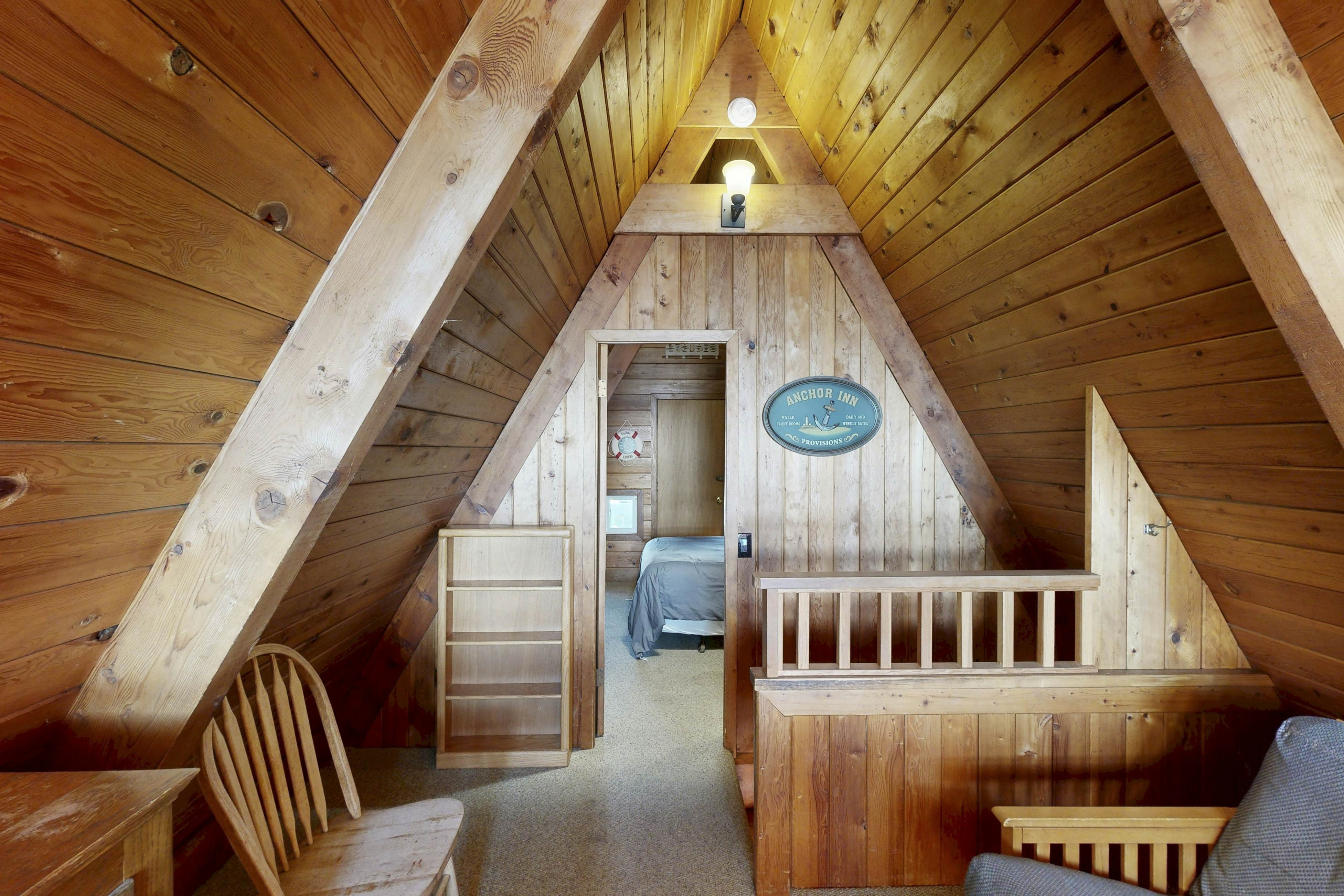 Dog-friendly A-frame cottage—oceanfront with ocean views & two blocks from beach