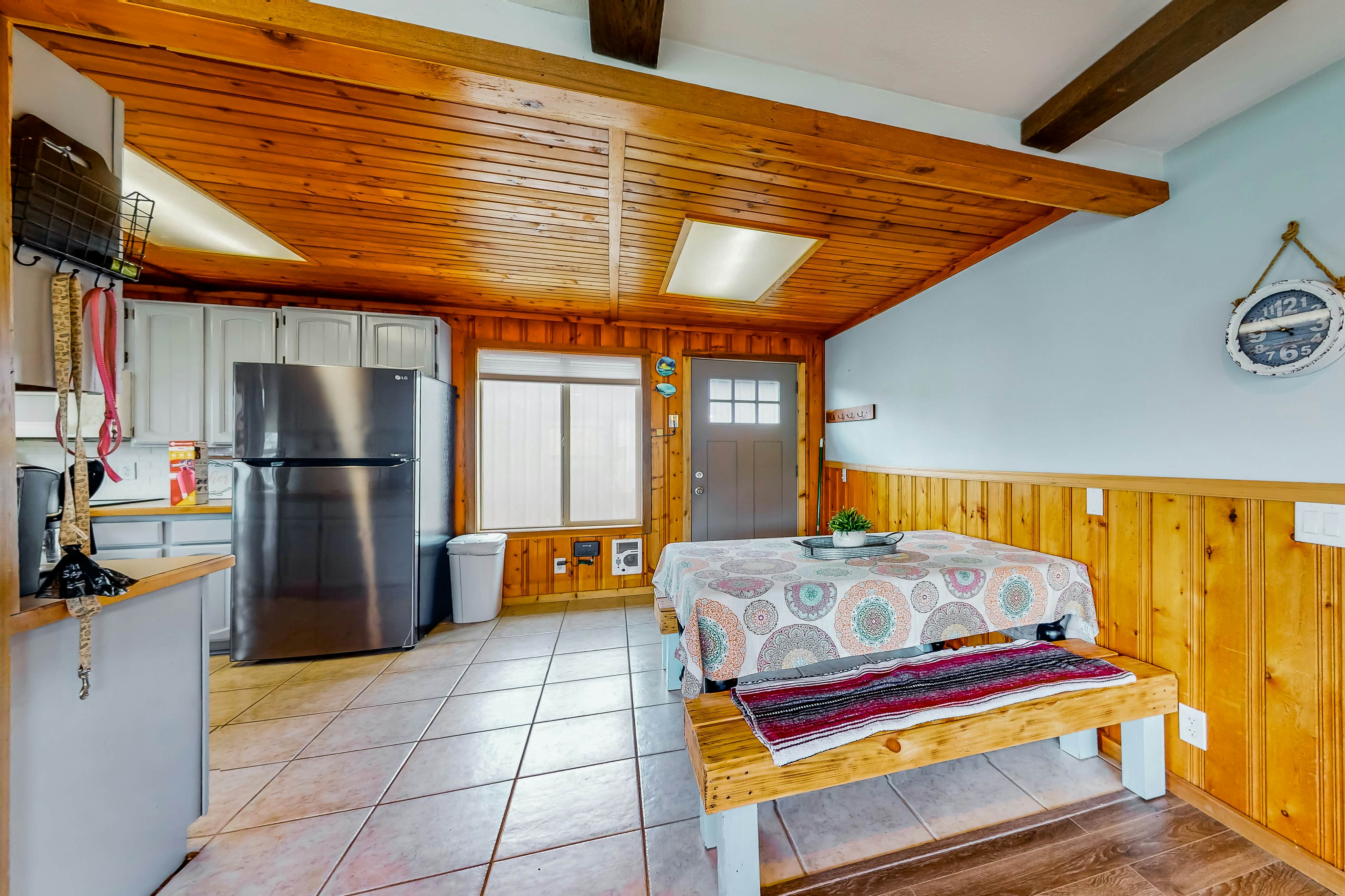 Dog friendly house near the ocean with woodstove yard patio and washer dryer