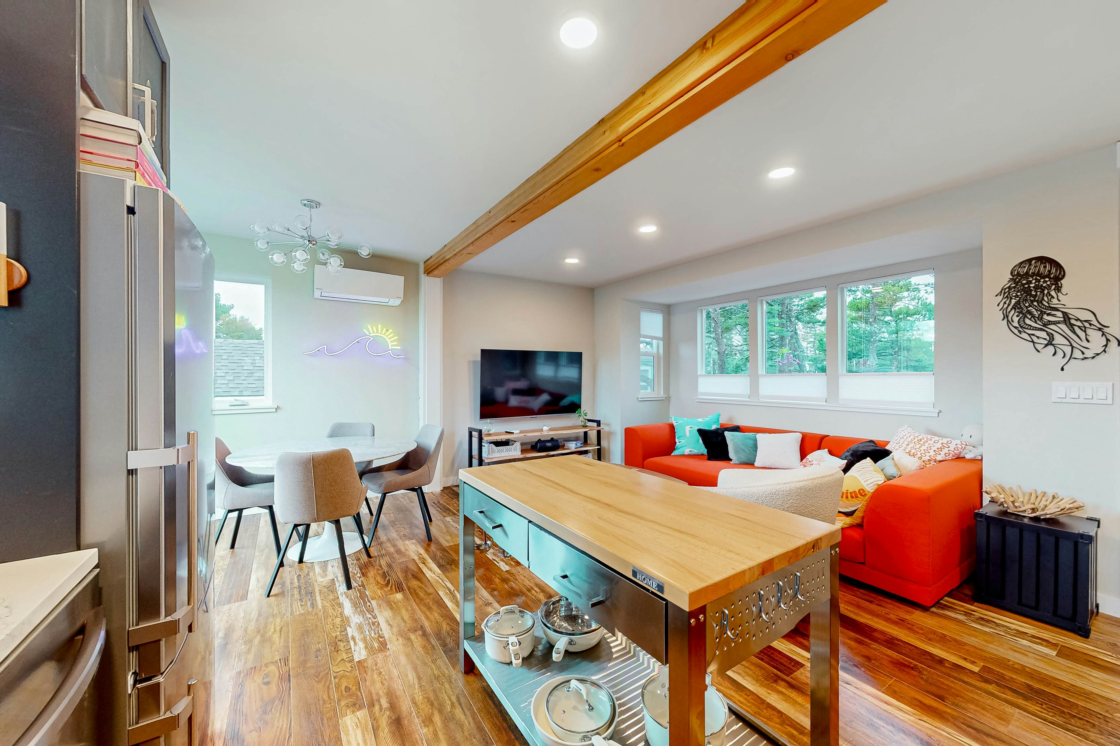 Dog-friendly, brand-new shipping container home, steps from the beach