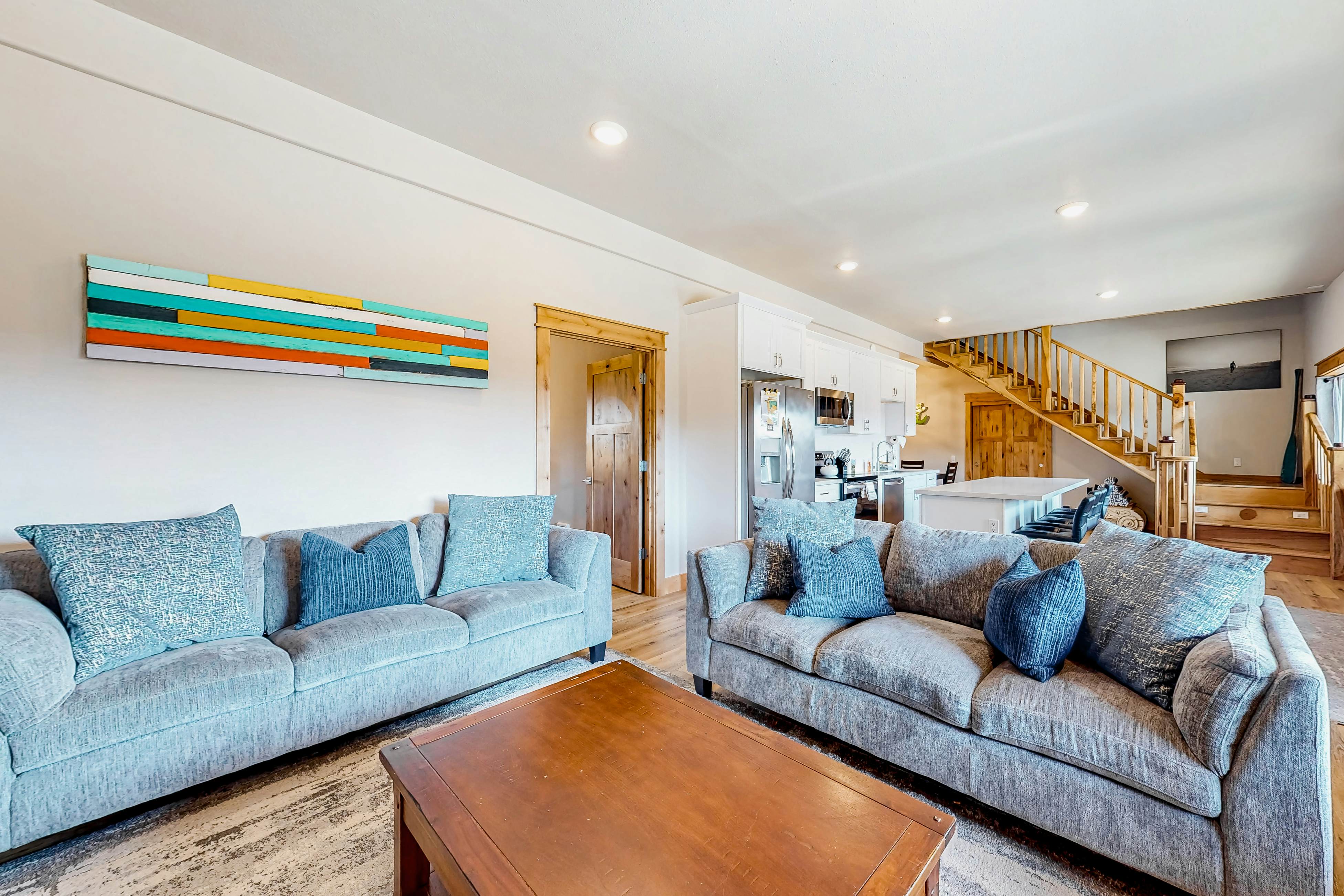 Costal Home a block from the beach with two-story deck, firepit, large yard