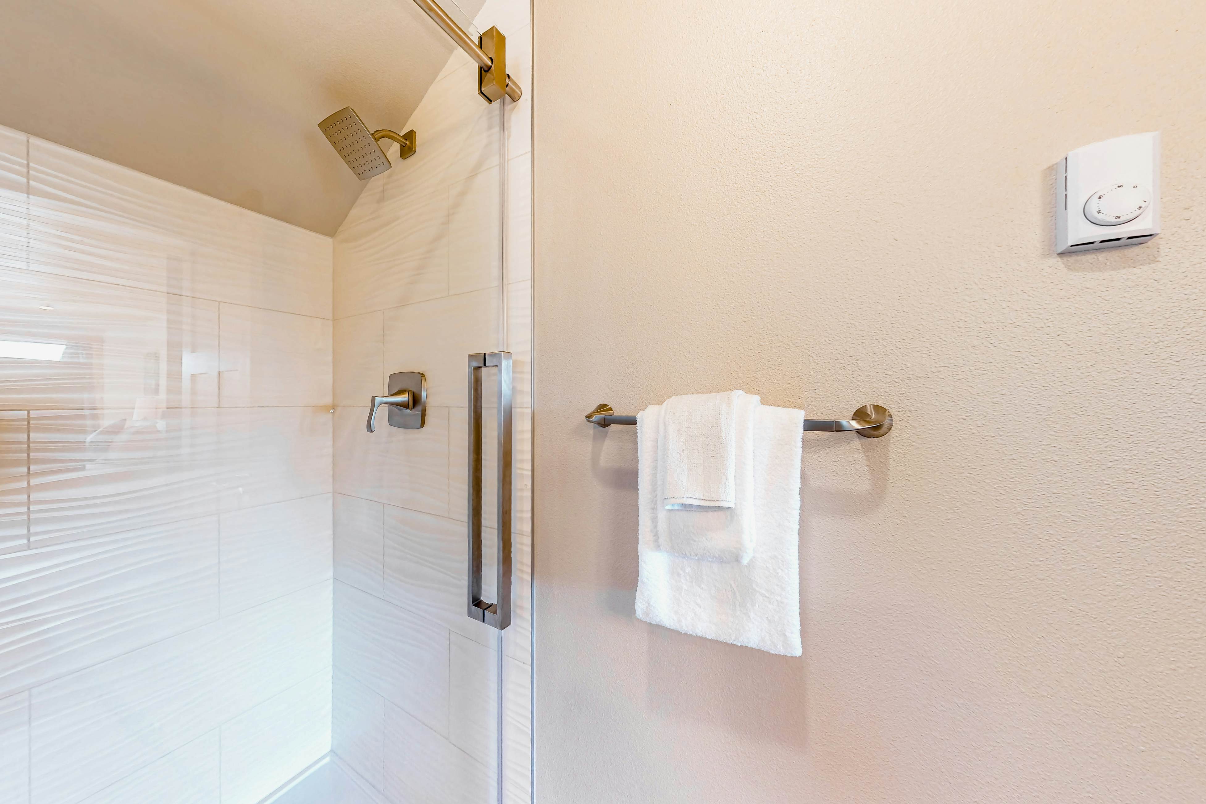 Costal Home a block from the beach with two-story deck, firepit, large yard