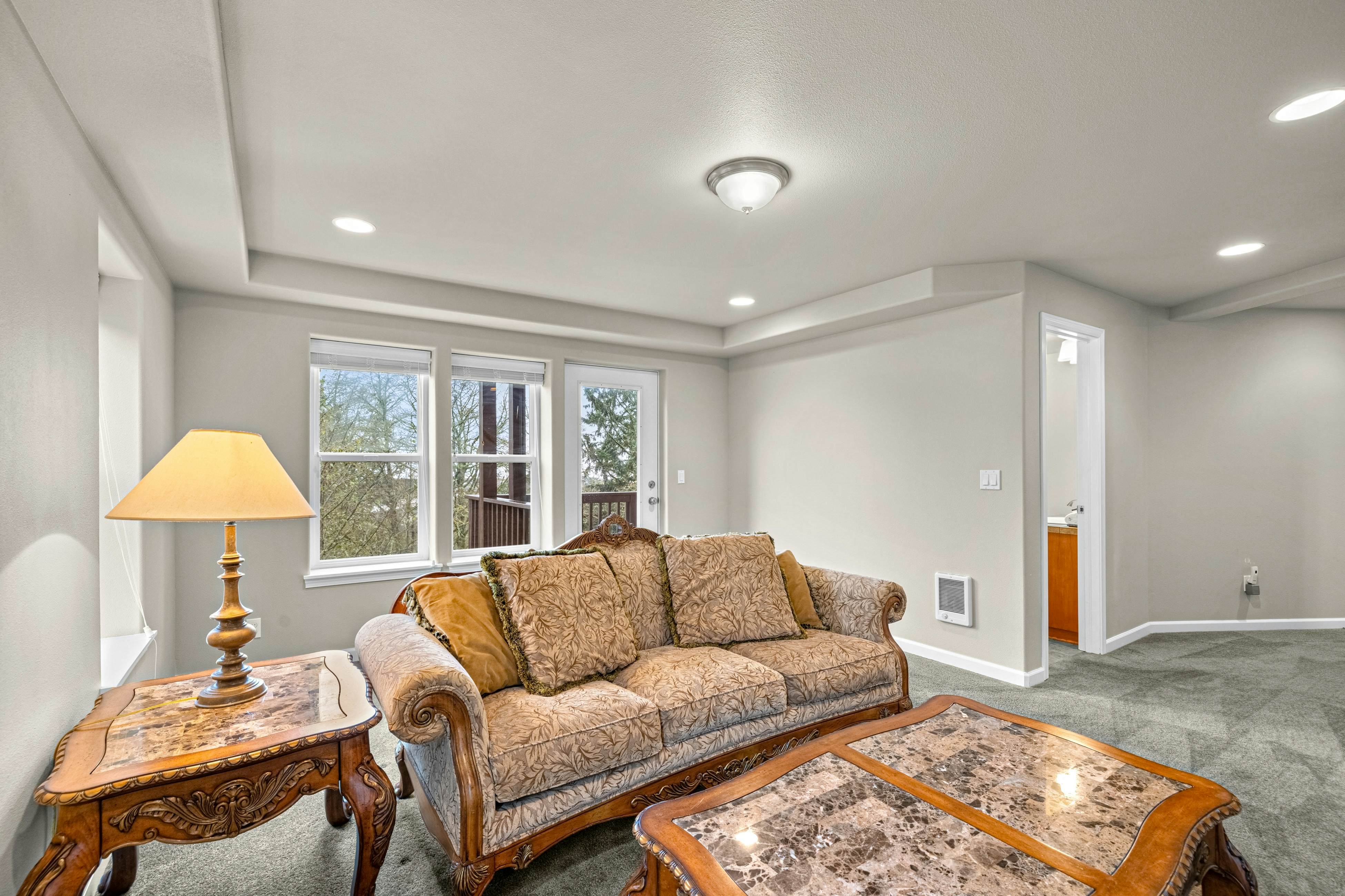 Three-story ocean view home with balconies, grill, & open layout - dog-friendly