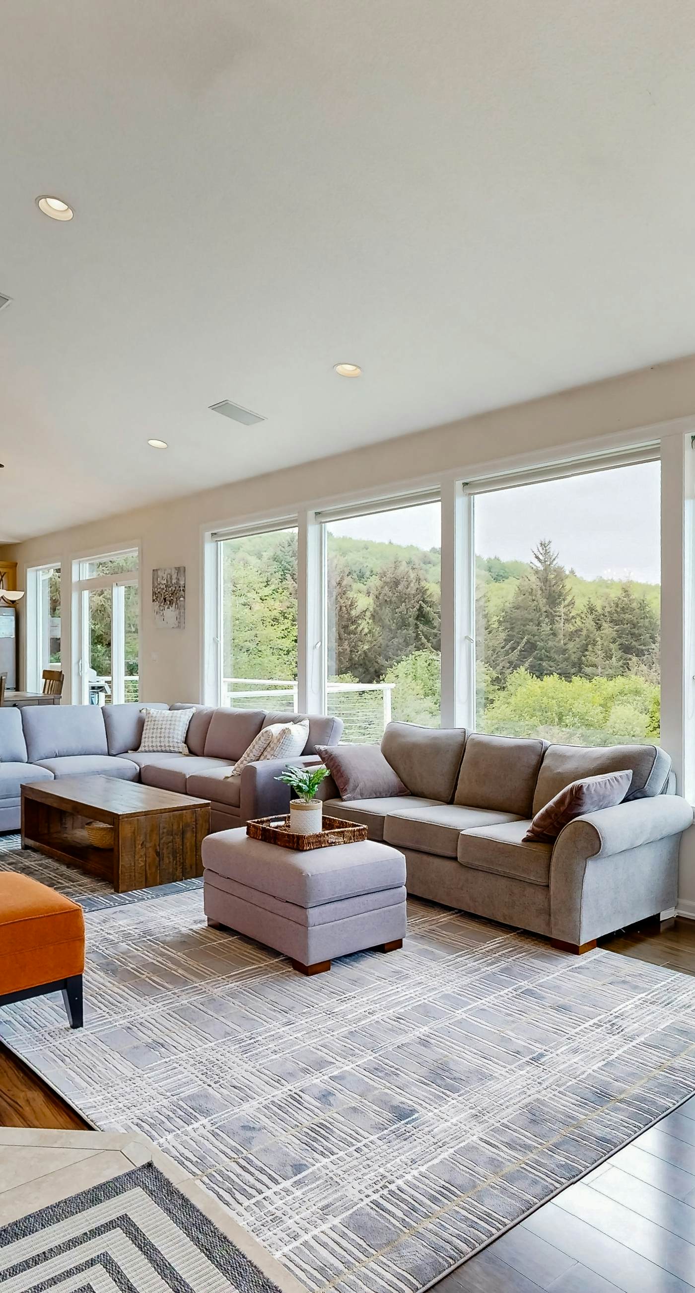 Ocean view home with heated floors private hot tub and multiple decks