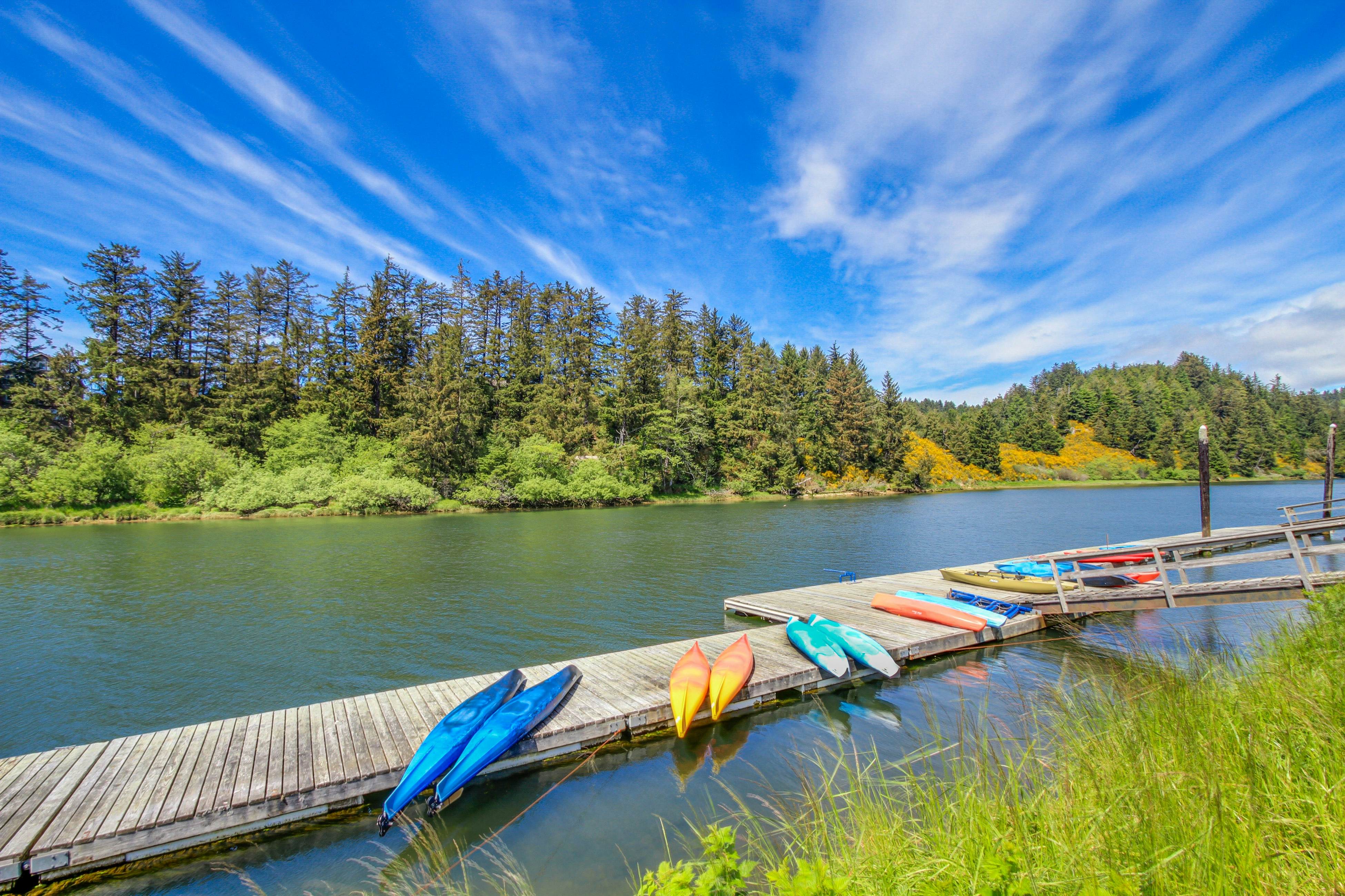 Modern family-friendly beach house, walk to the ocean, with bikes, dogs OK