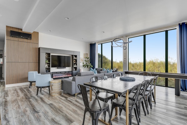 Beachfront designer paradise with amazing ocean view hot tub and shuffleboard