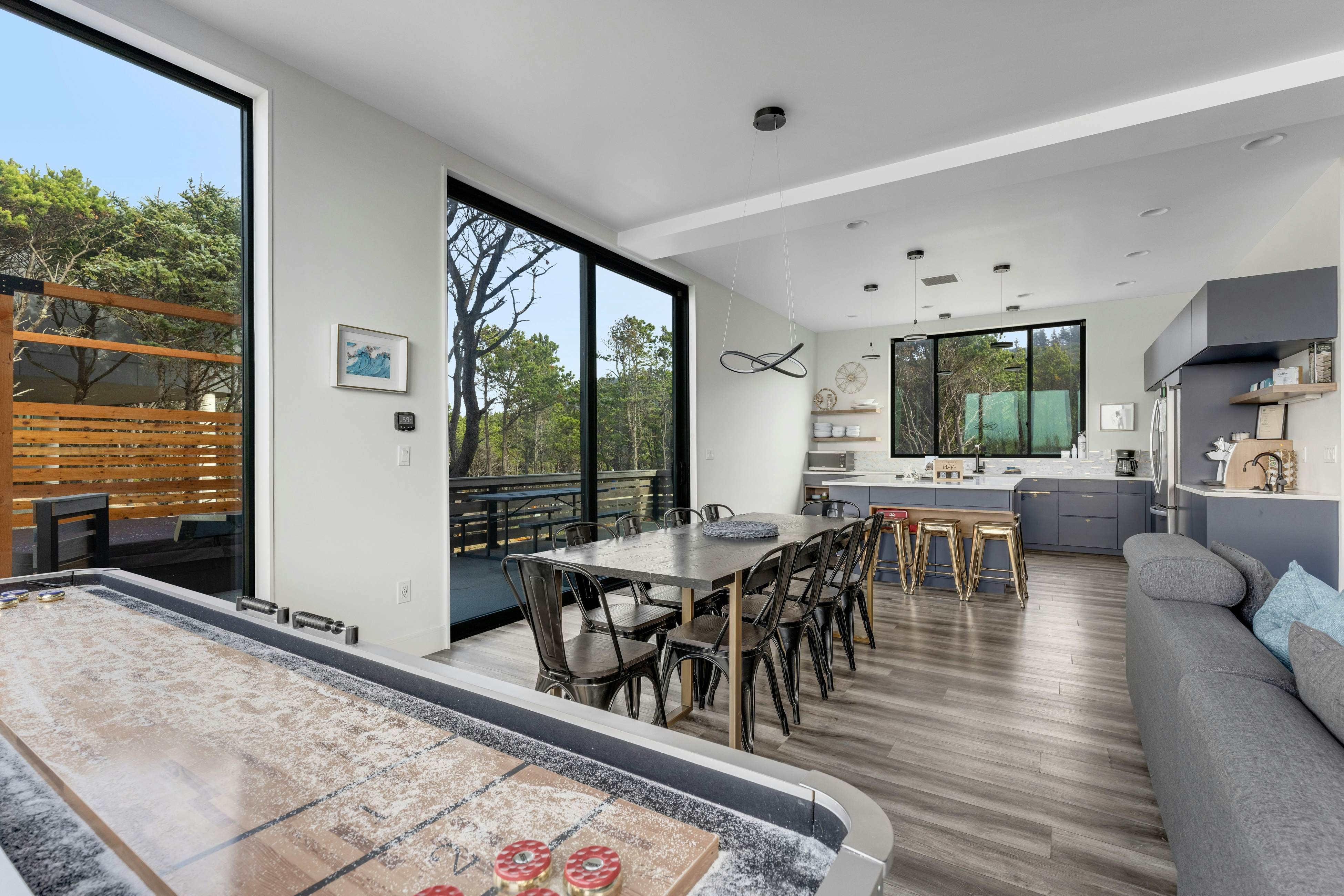 Beachfront designer paradise with amazing ocean view hot tub and shuffleboard