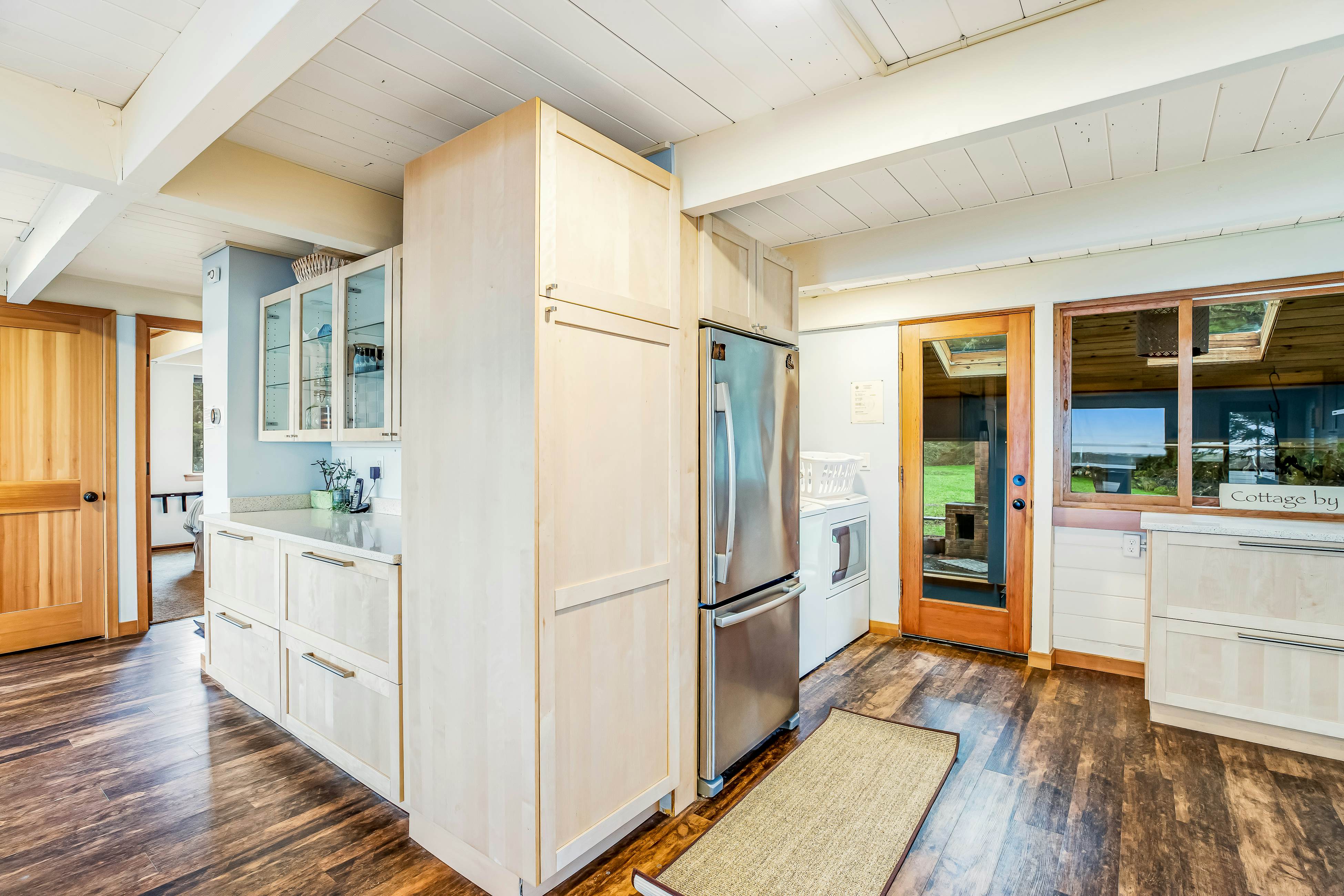 Ocean & lake view home with private hot tub & beach access