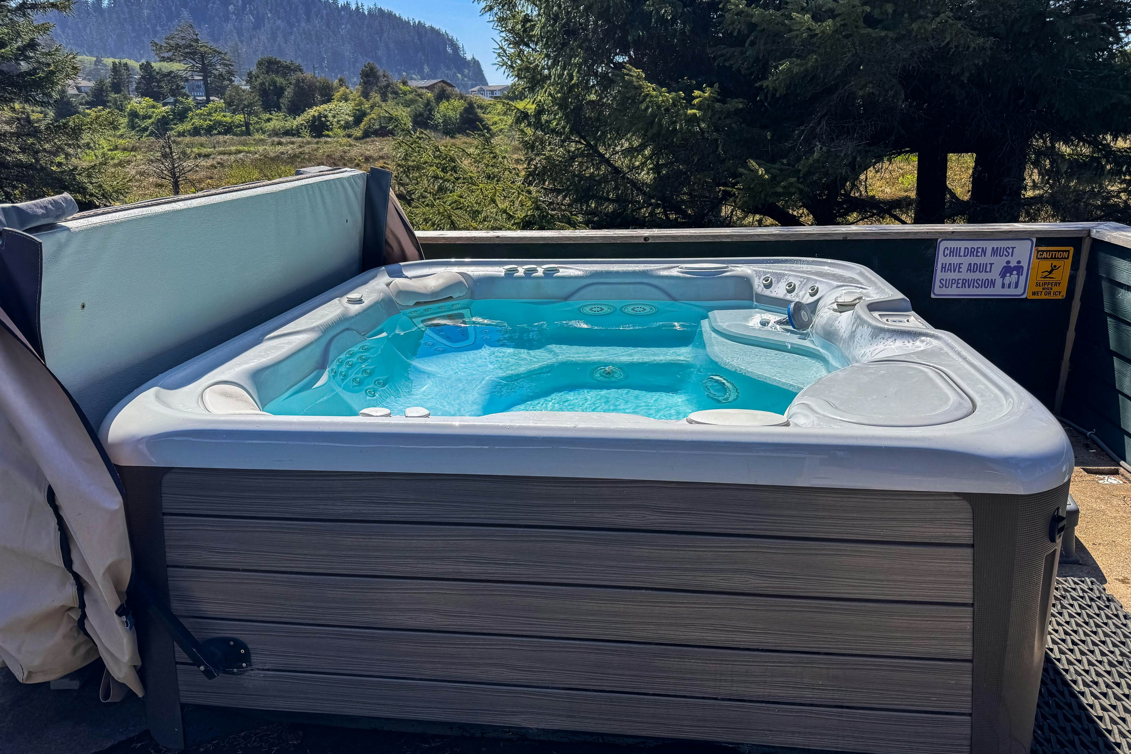 Ocean & lake view home with private hot tub & beach access