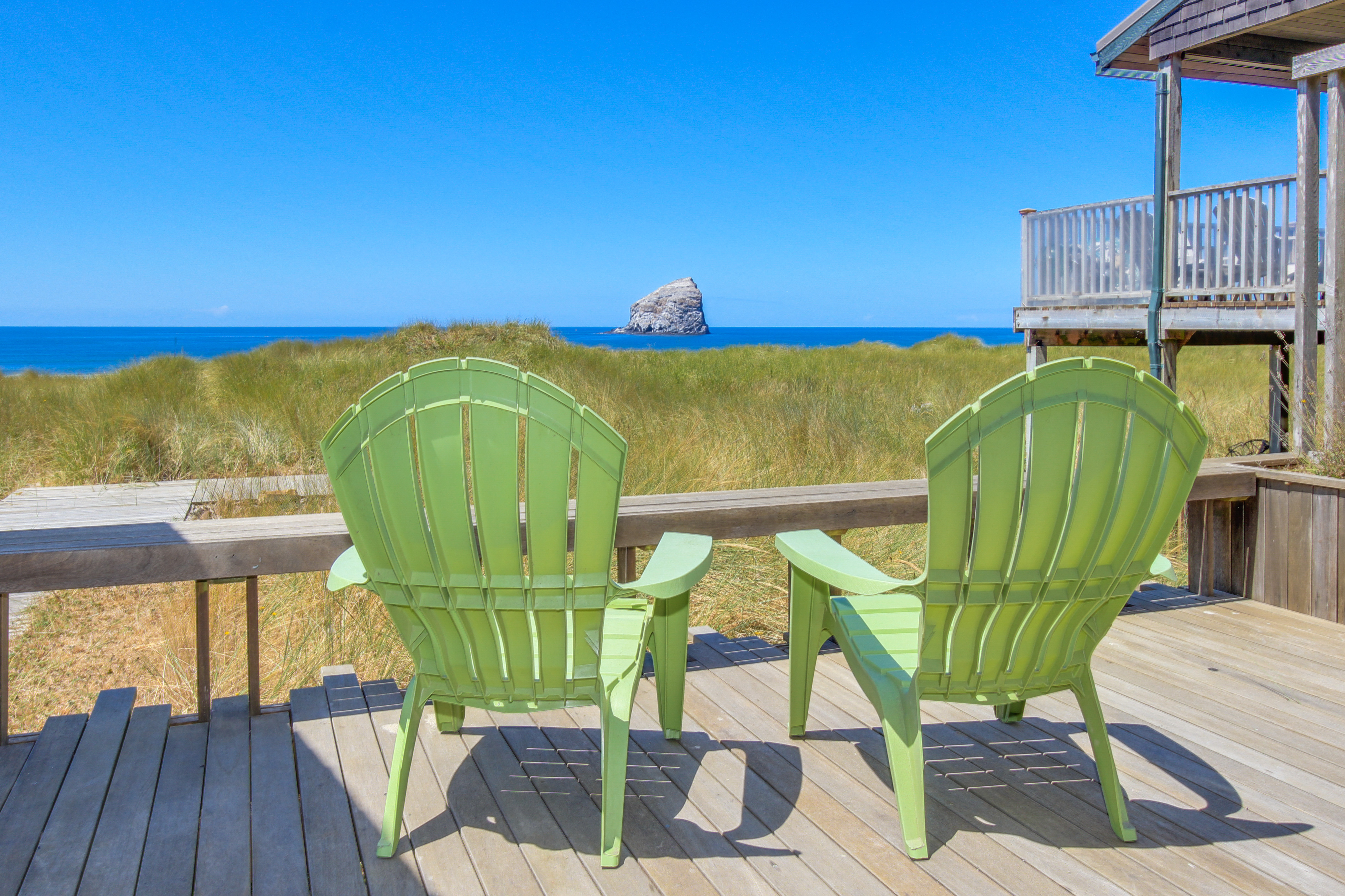 Modern oceanfront home with stunning ocean views and nearby beach access
