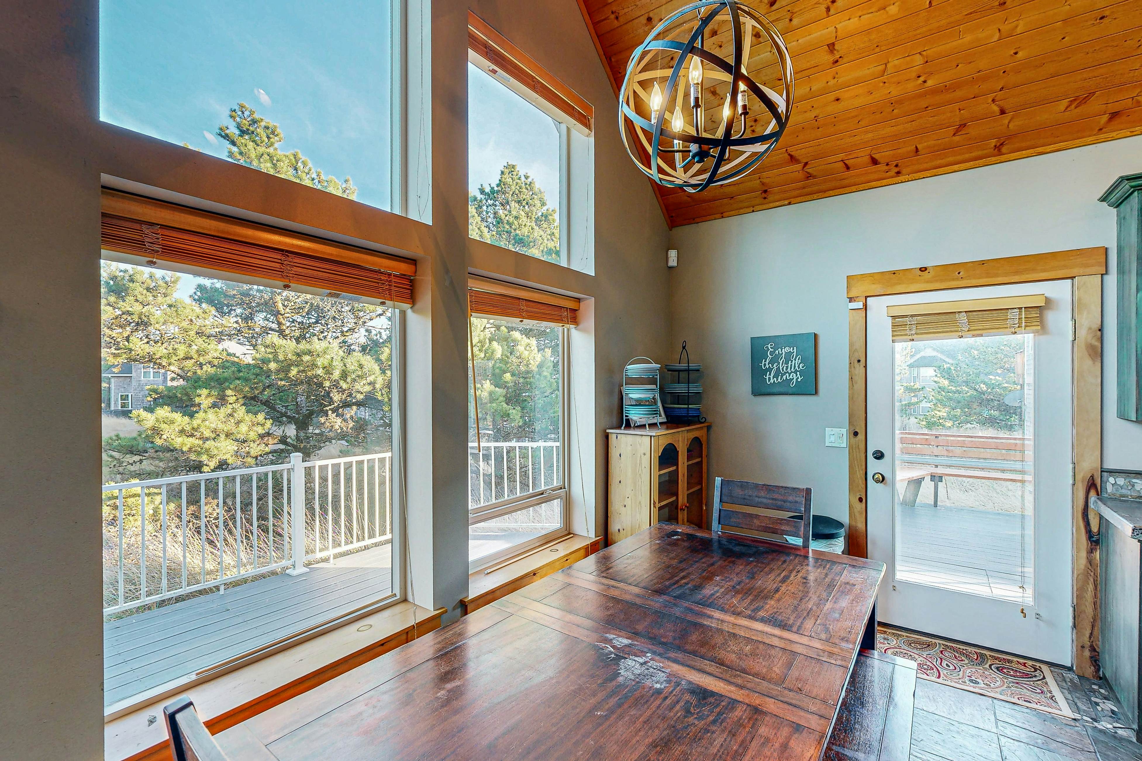 Spacious Home with Private Hot Tub & Ocean Views - One Block to the Beach