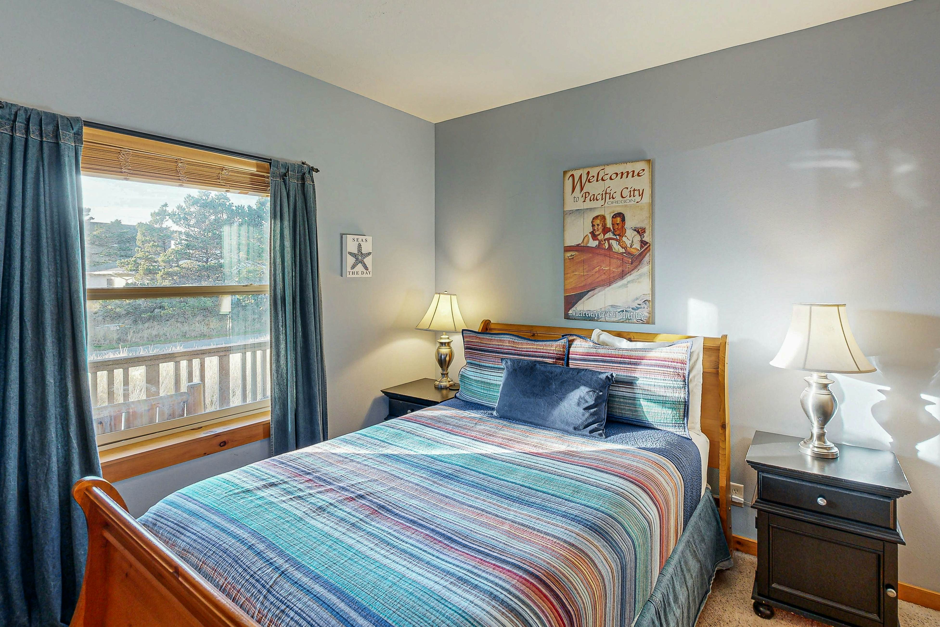 Spacious Home with Private Hot Tub & Ocean Views - One Block to the Beach