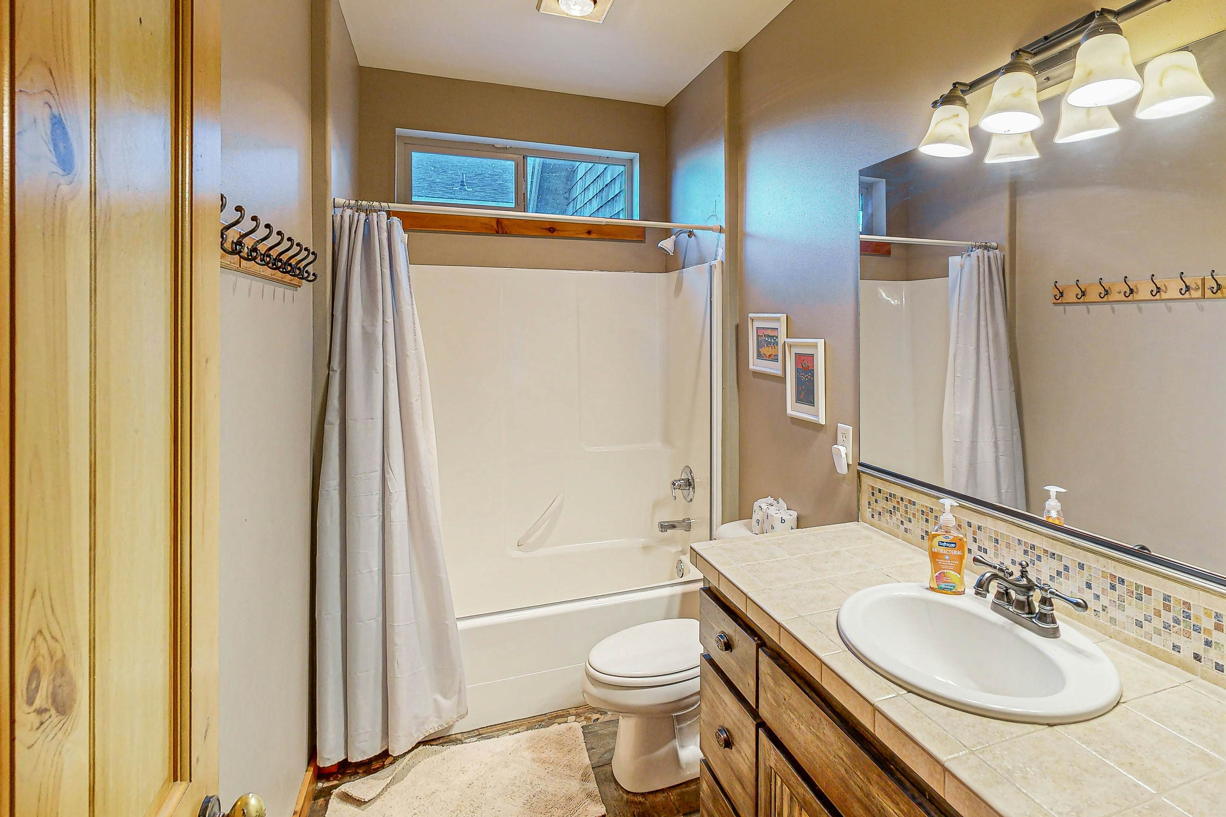 Spacious Home with Private Hot Tub & Ocean Views - One Block to the Beach