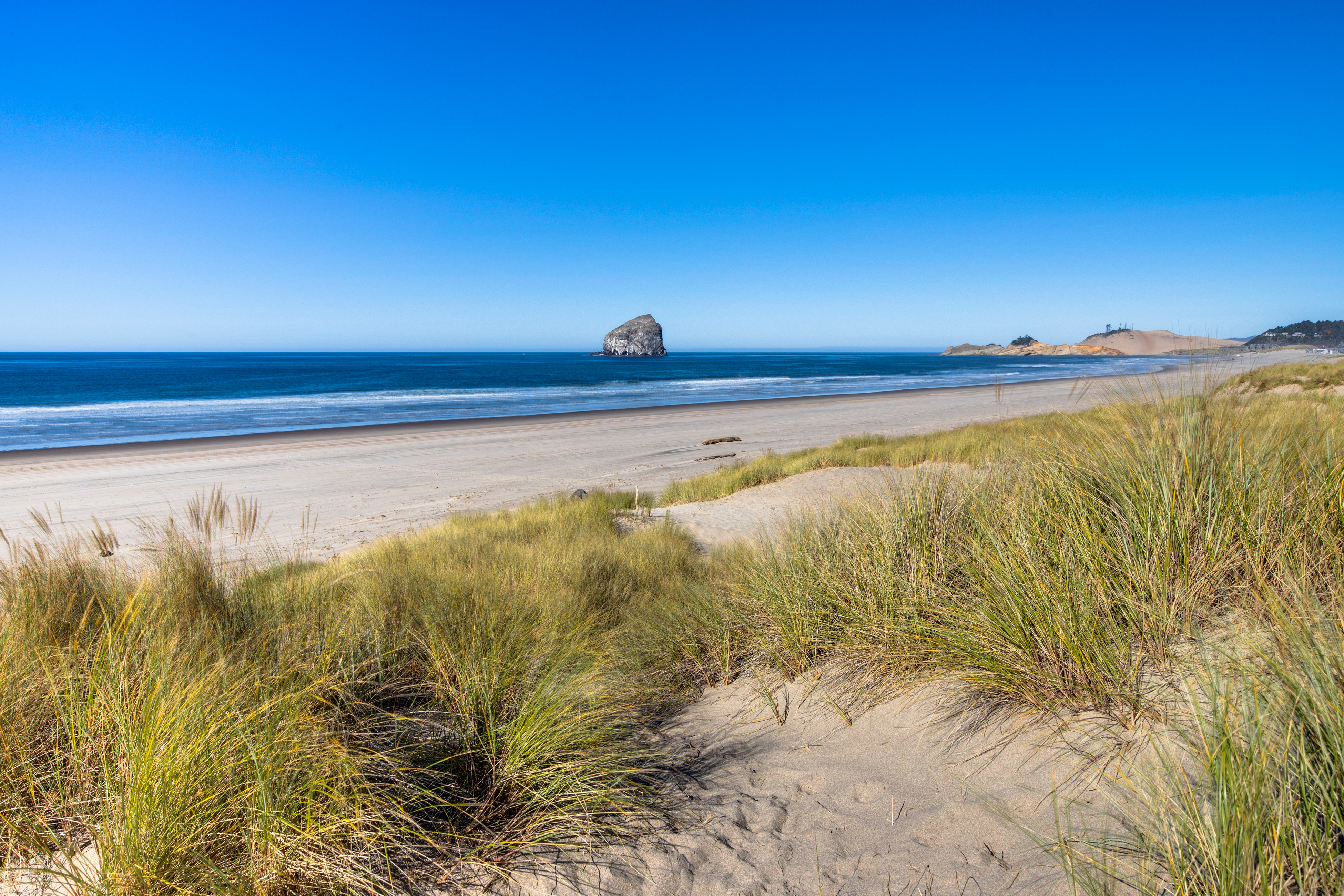 Beautiful oceanfront home with a gorgeous view