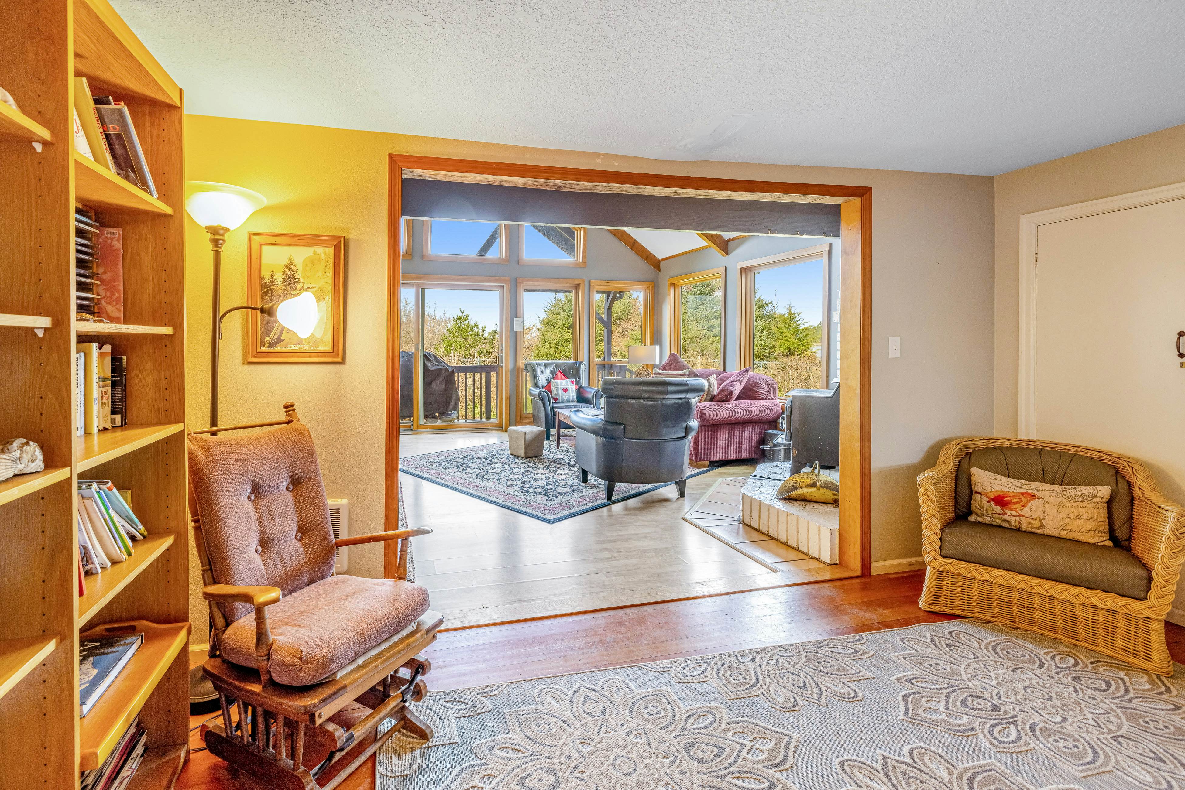 Serene Sandlake Bayfront Home with WiFi & Private Hot Tub - Dogs Welcome