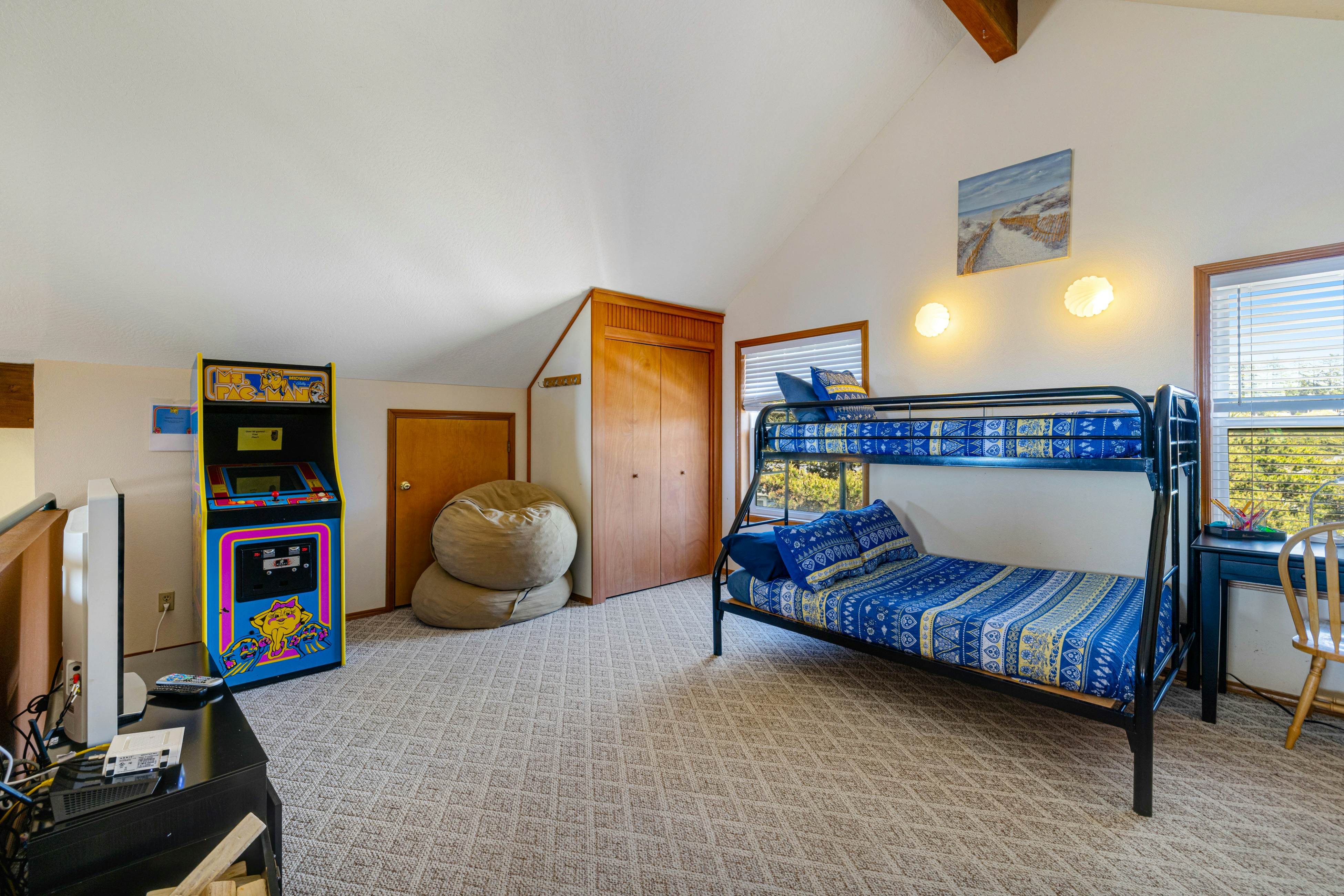 Dog-Friendly House w/ Ocean Views, Hot Tub, Arcade Machine, & Easy Beach Access