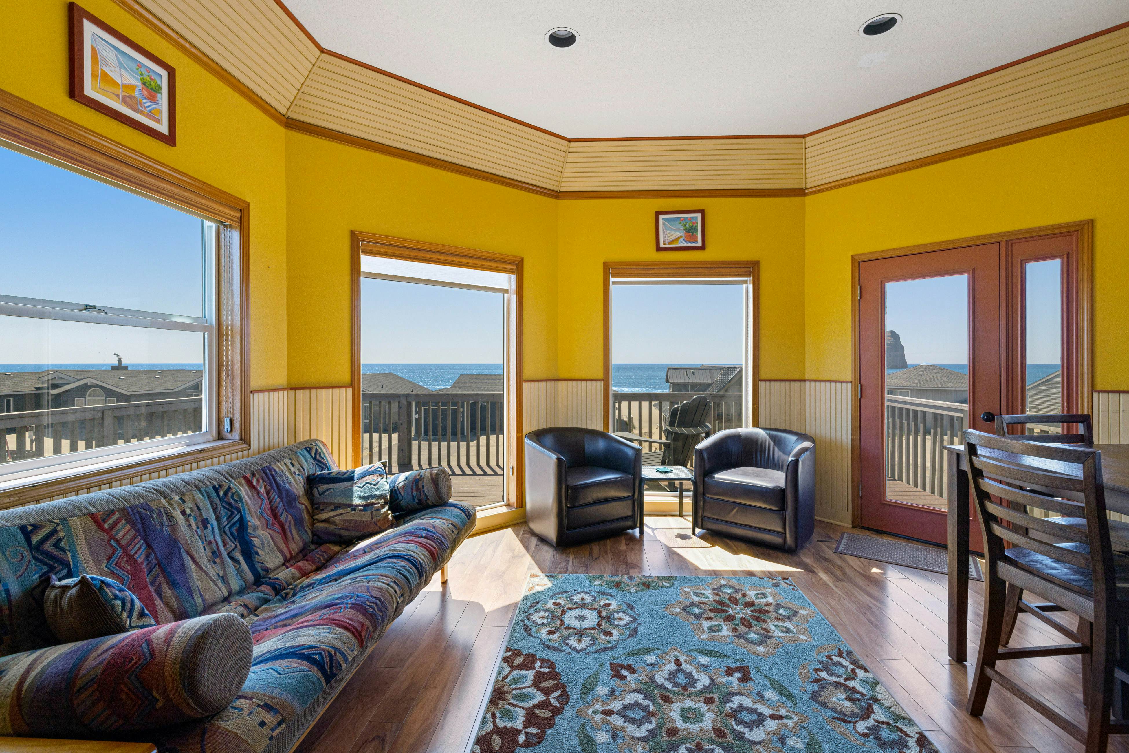 Dog-Friendly House w/ Ocean Views, Hot Tub, Arcade Machine, & Easy Beach Access
