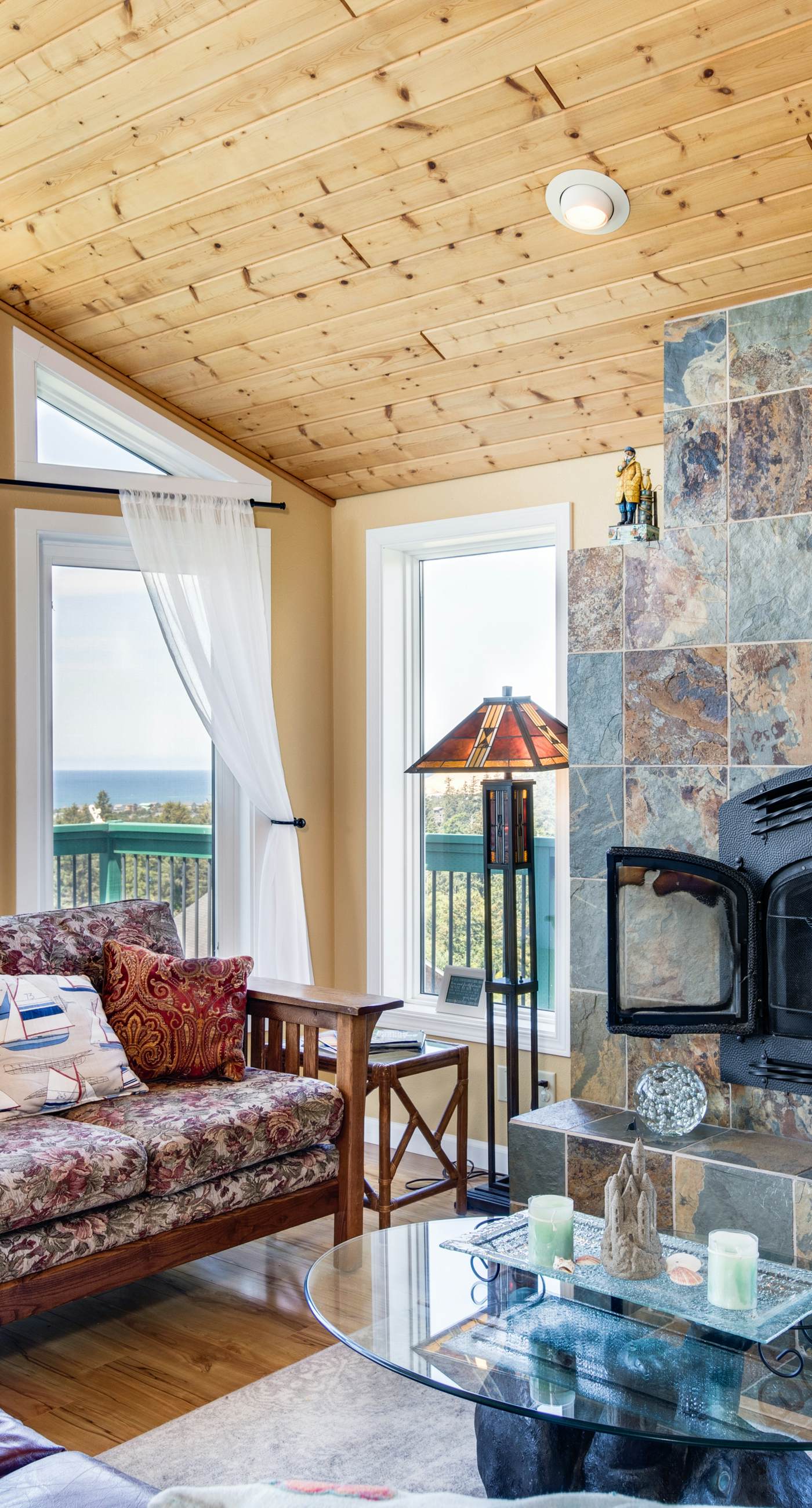 Bright and open hillside home with sprawling ocean views