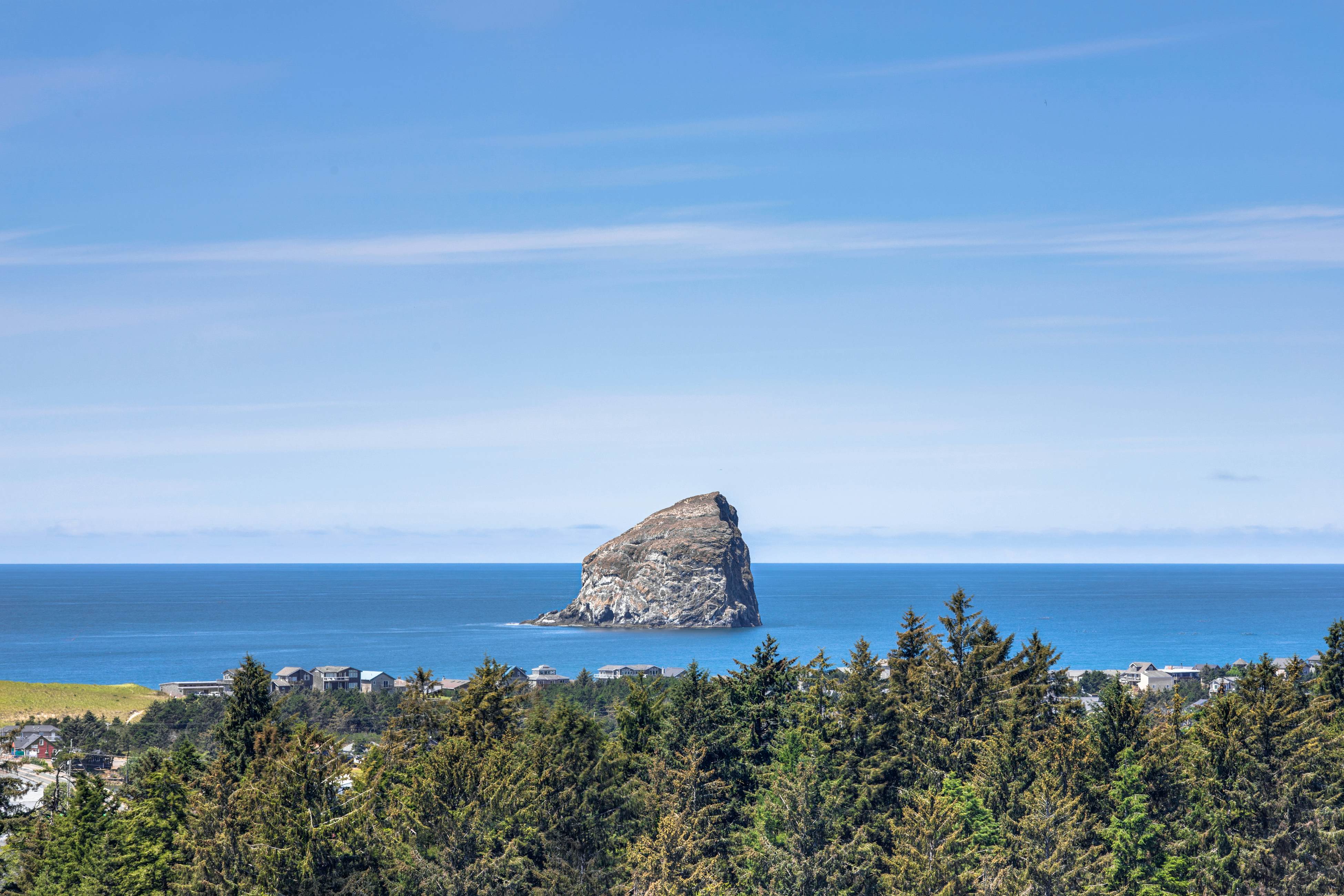 Bright & open hillside home with sprawling ocean views