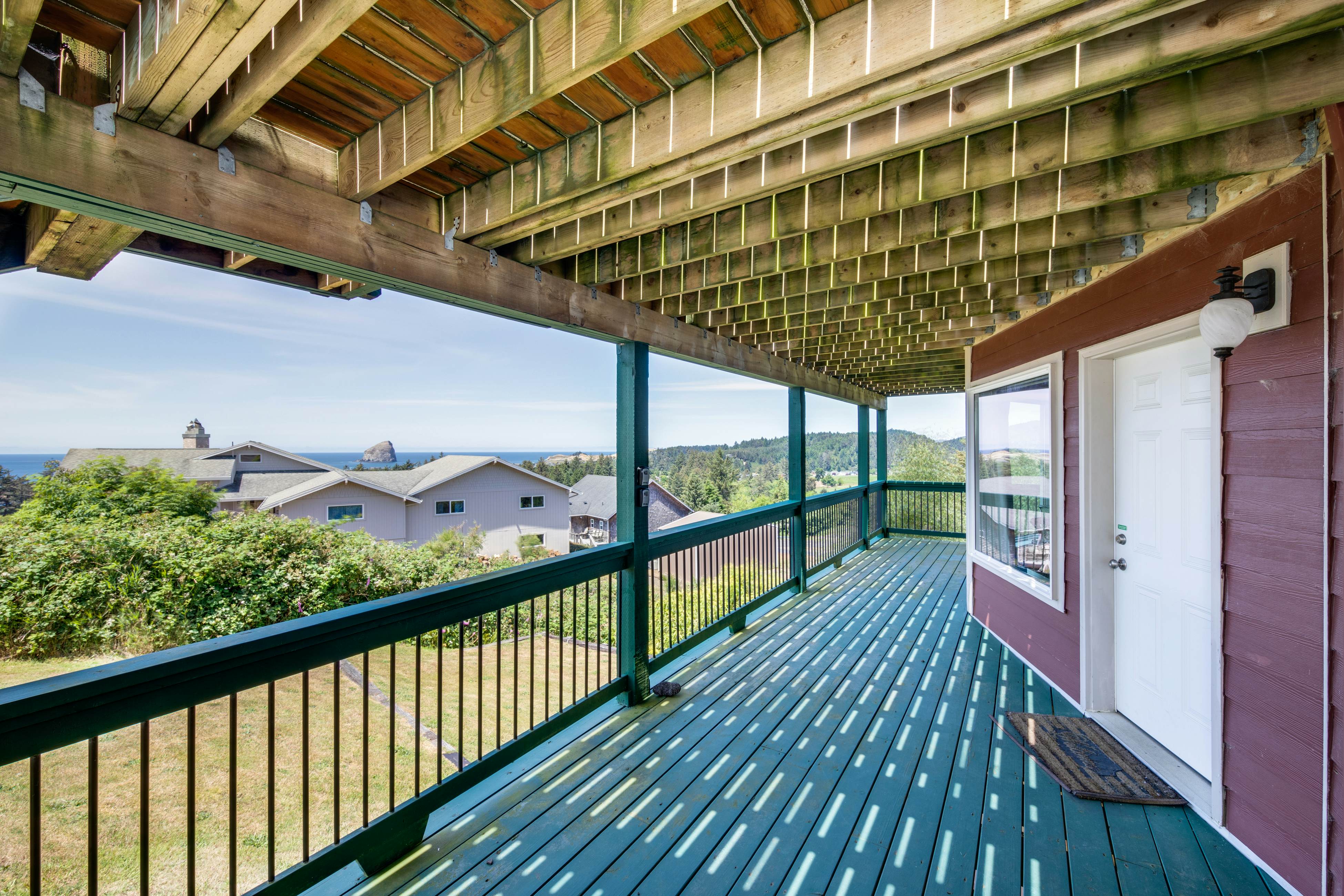Bright & open hillside home with sprawling ocean views