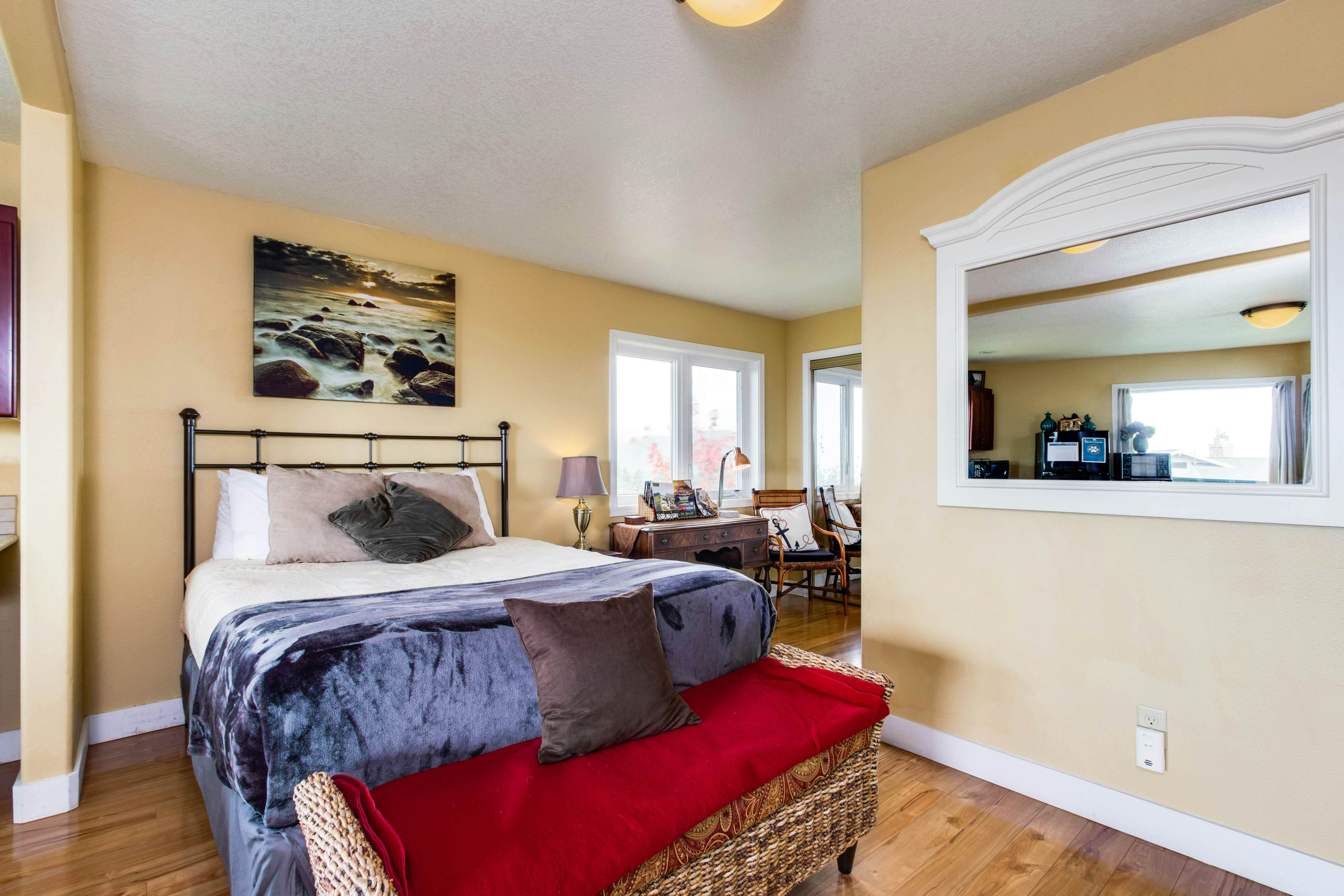 Bright & open hillside home with sprawling ocean views