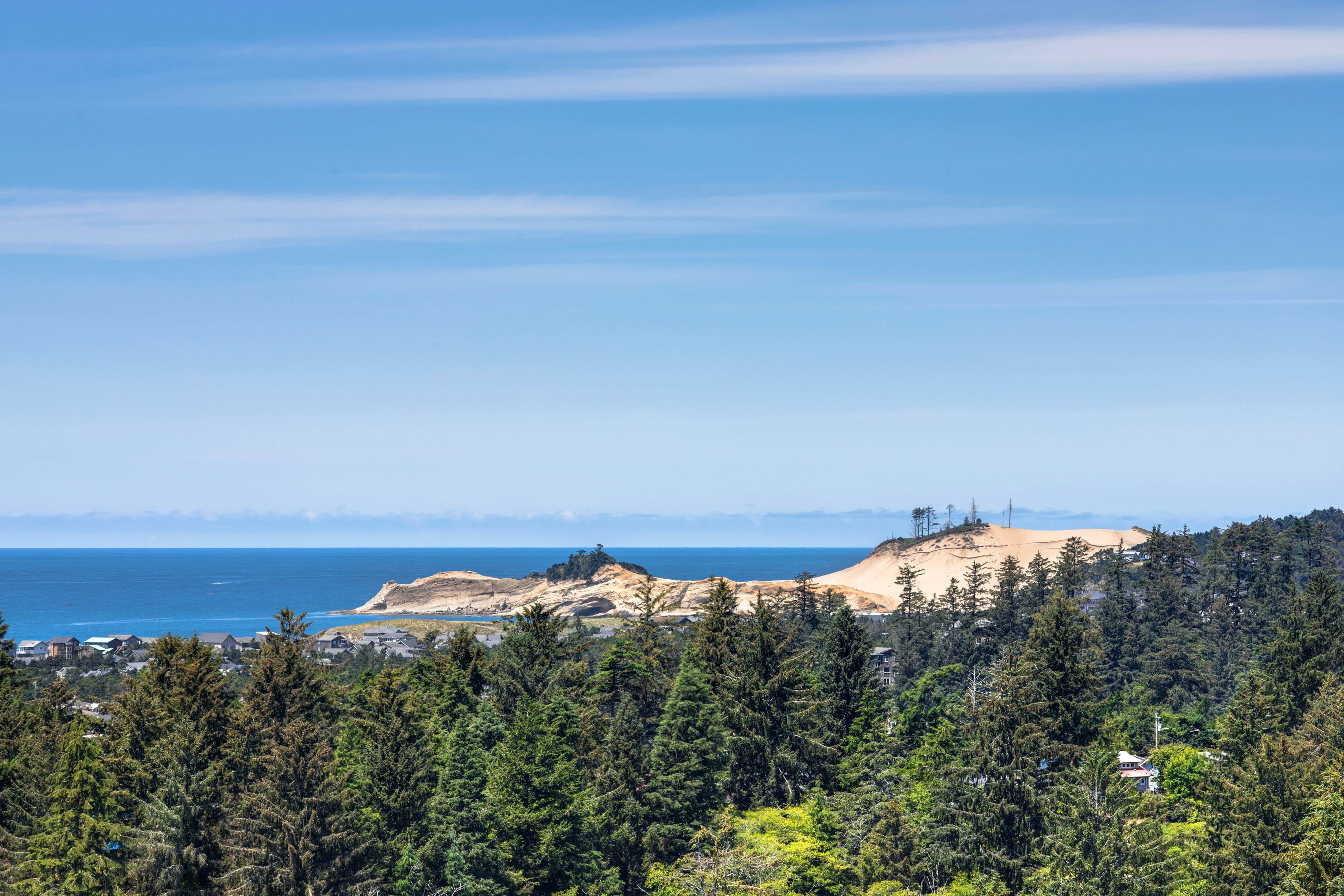 Bright & open hillside home with sprawling ocean views