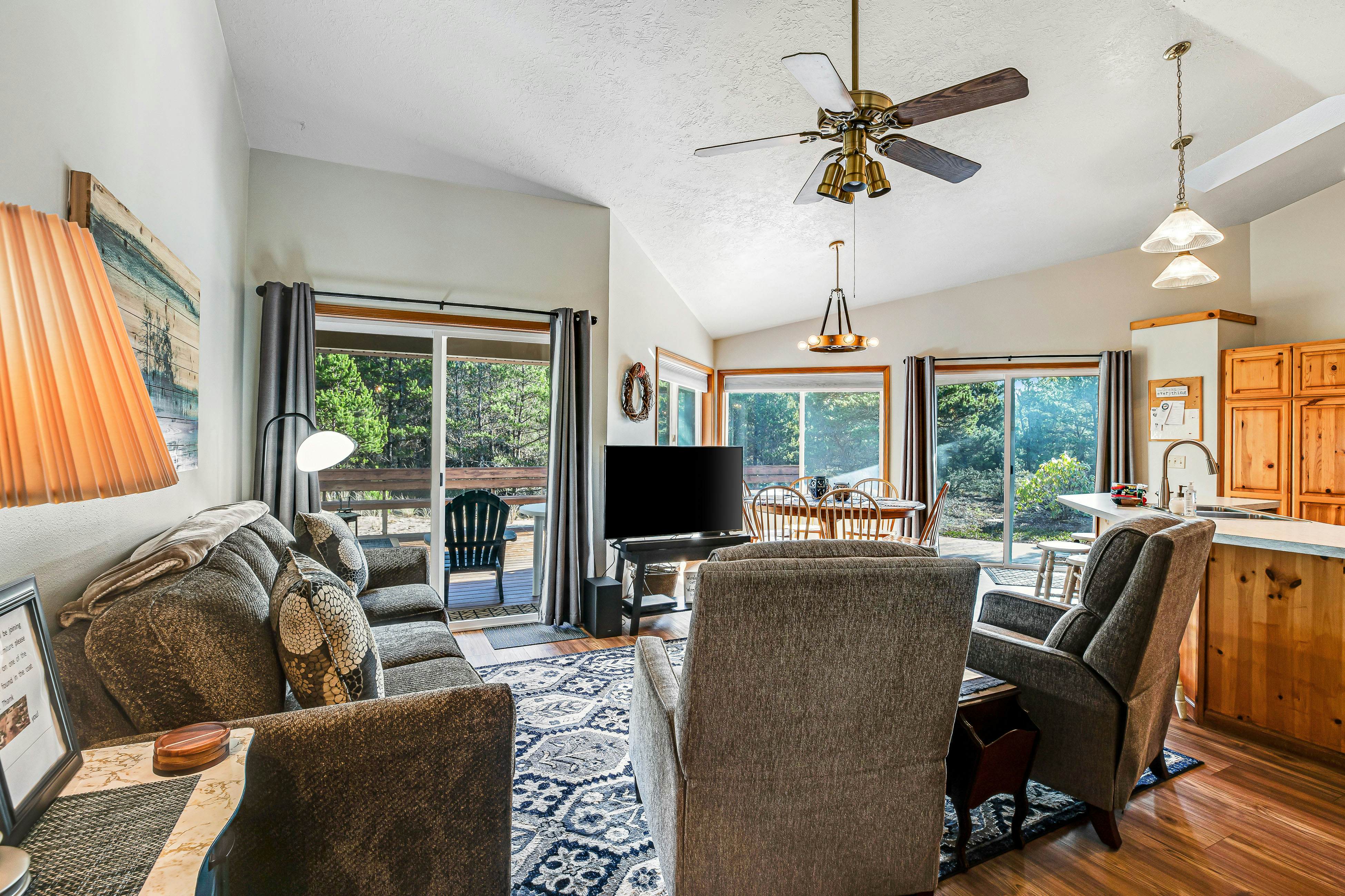 Cozy Home with Wood Stove, WiFi, Gas Grill, & Large Deck - Walk to Beach