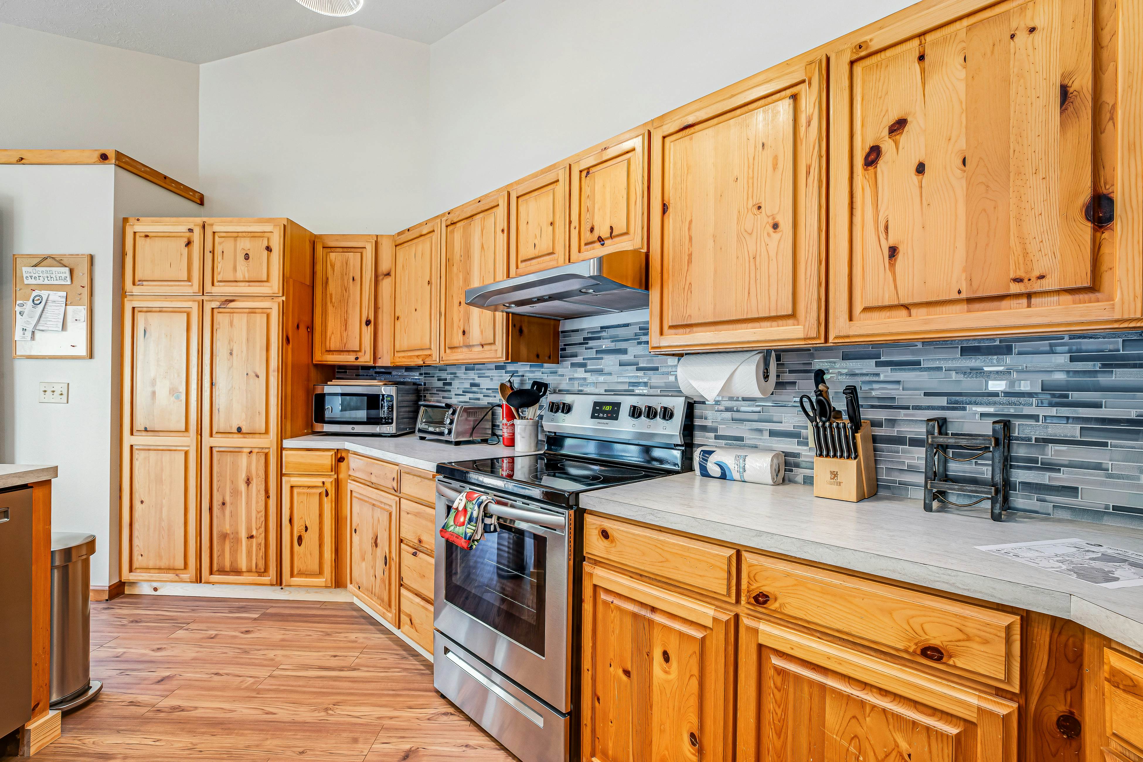 Cozy Home with Wood Stove, WiFi, Gas Grill, & Large Deck - Walk to Beach