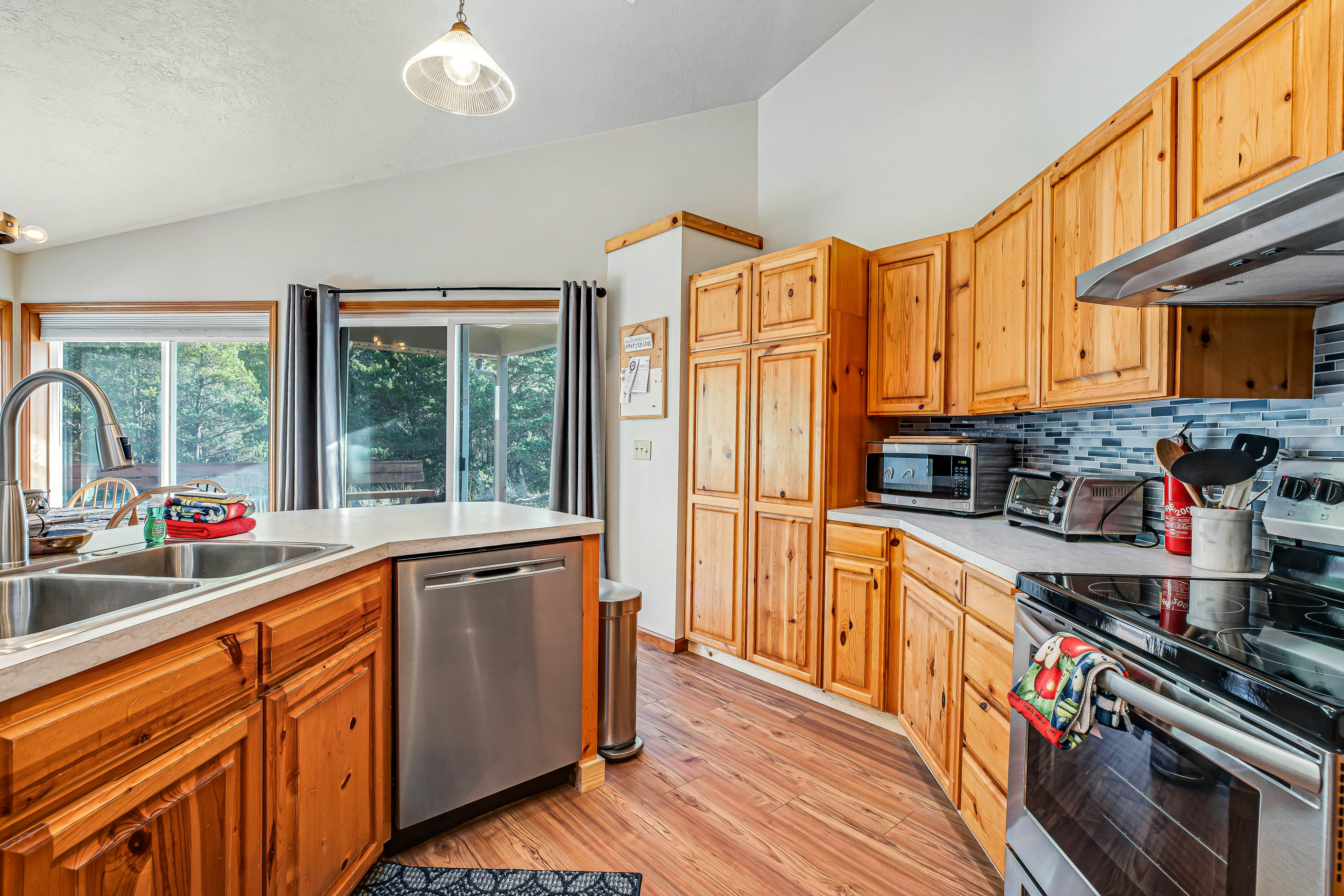 Cozy Home with Wood Stove, WiFi, Gas Grill, & Large Deck - Walk to Beach