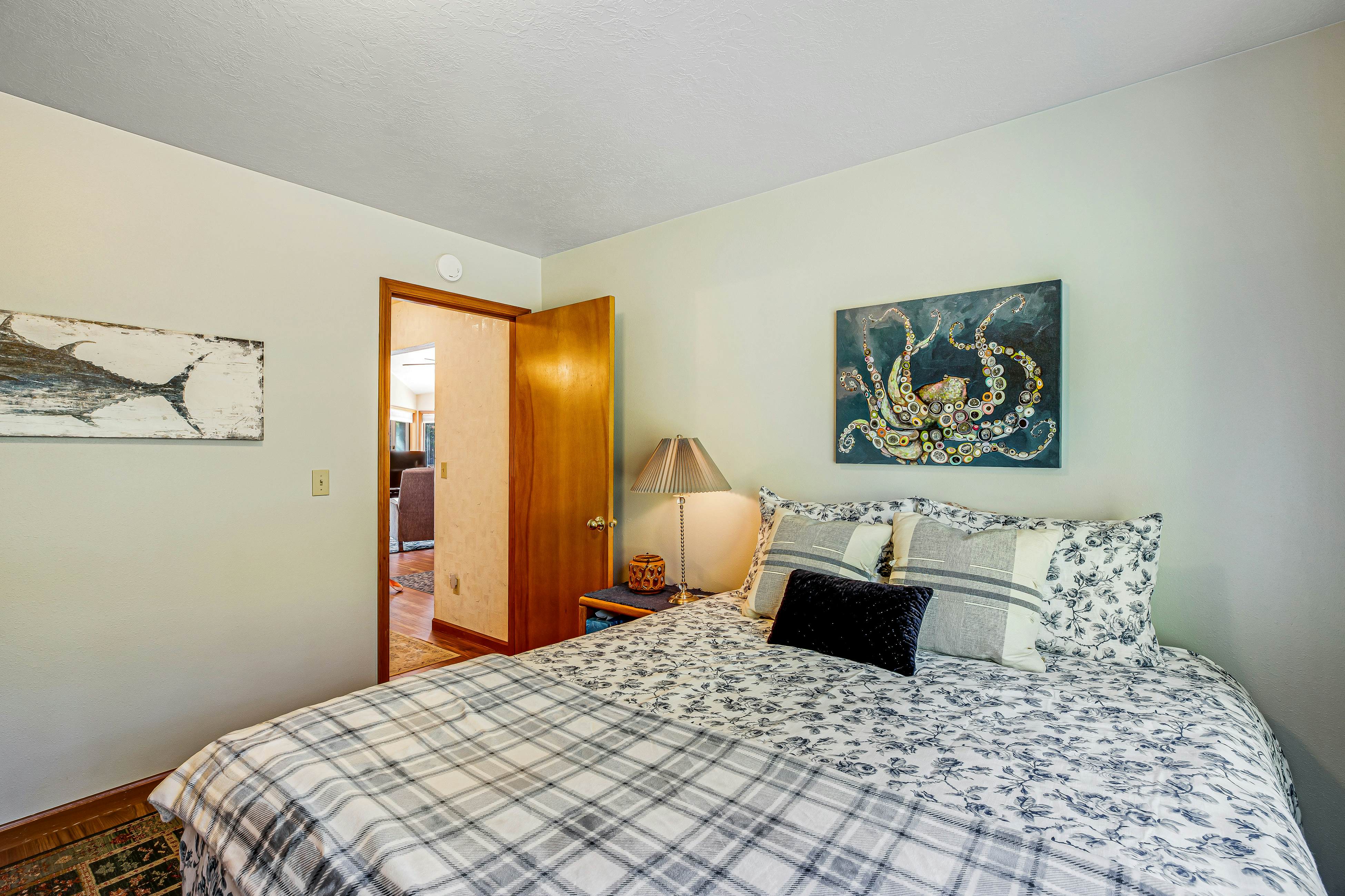 Cozy Home with Wood Stove, WiFi, Gas Grill, & Large Deck - Walk to Beach