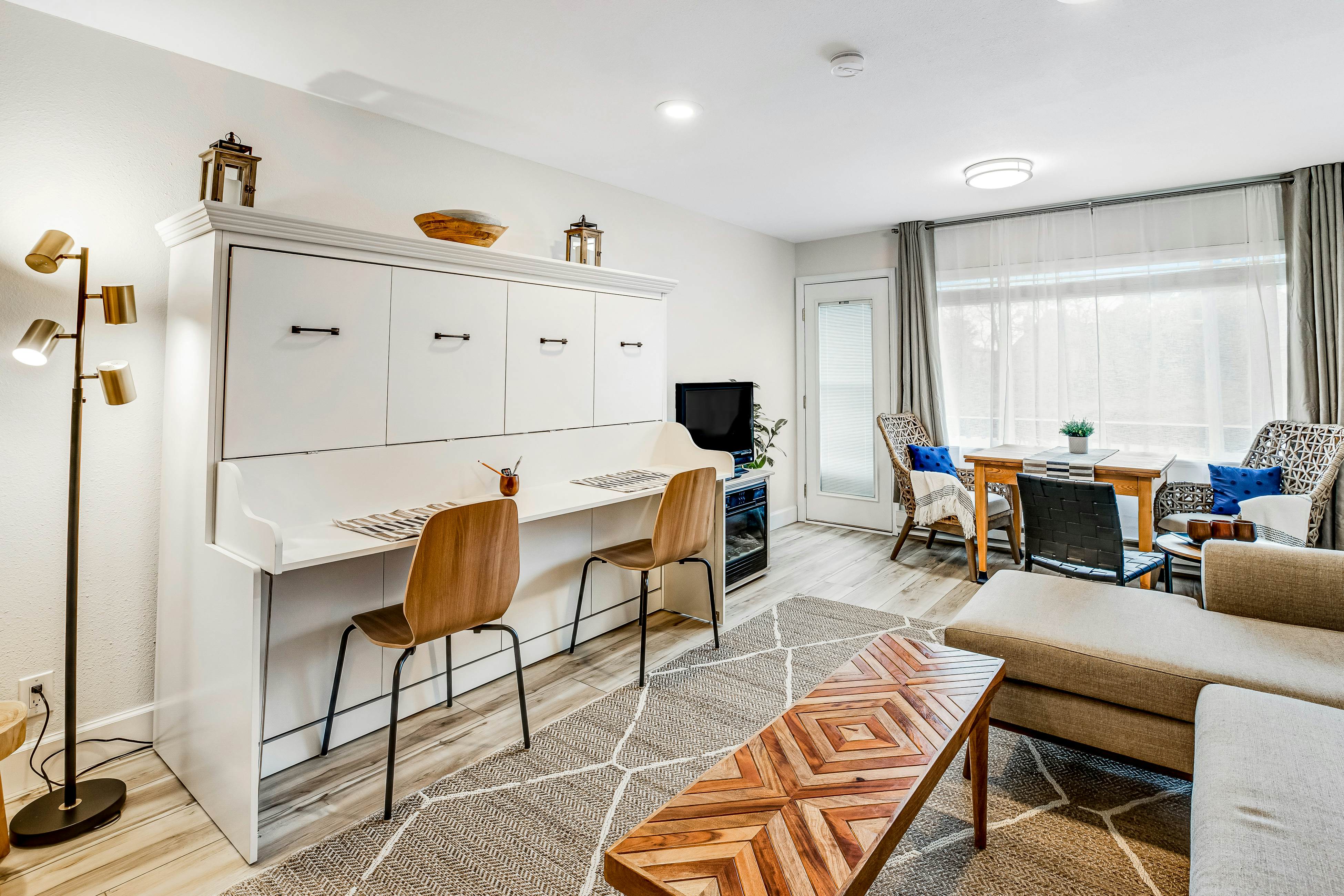 Vibrant, polished condo with oceanfront views, patio & W/D access