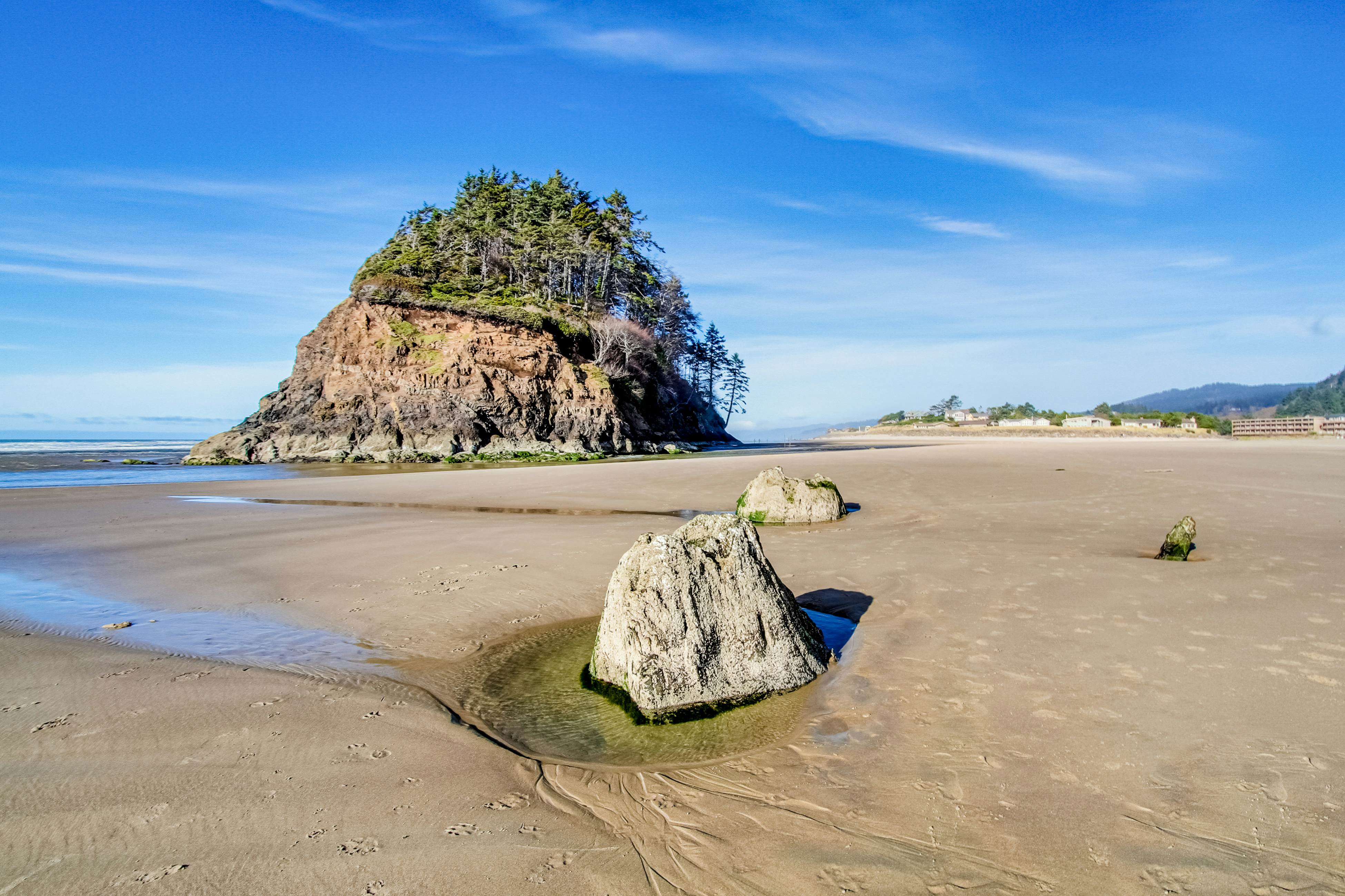 Dog-friendly oceanfront condo with beach access & Proposal Rock view