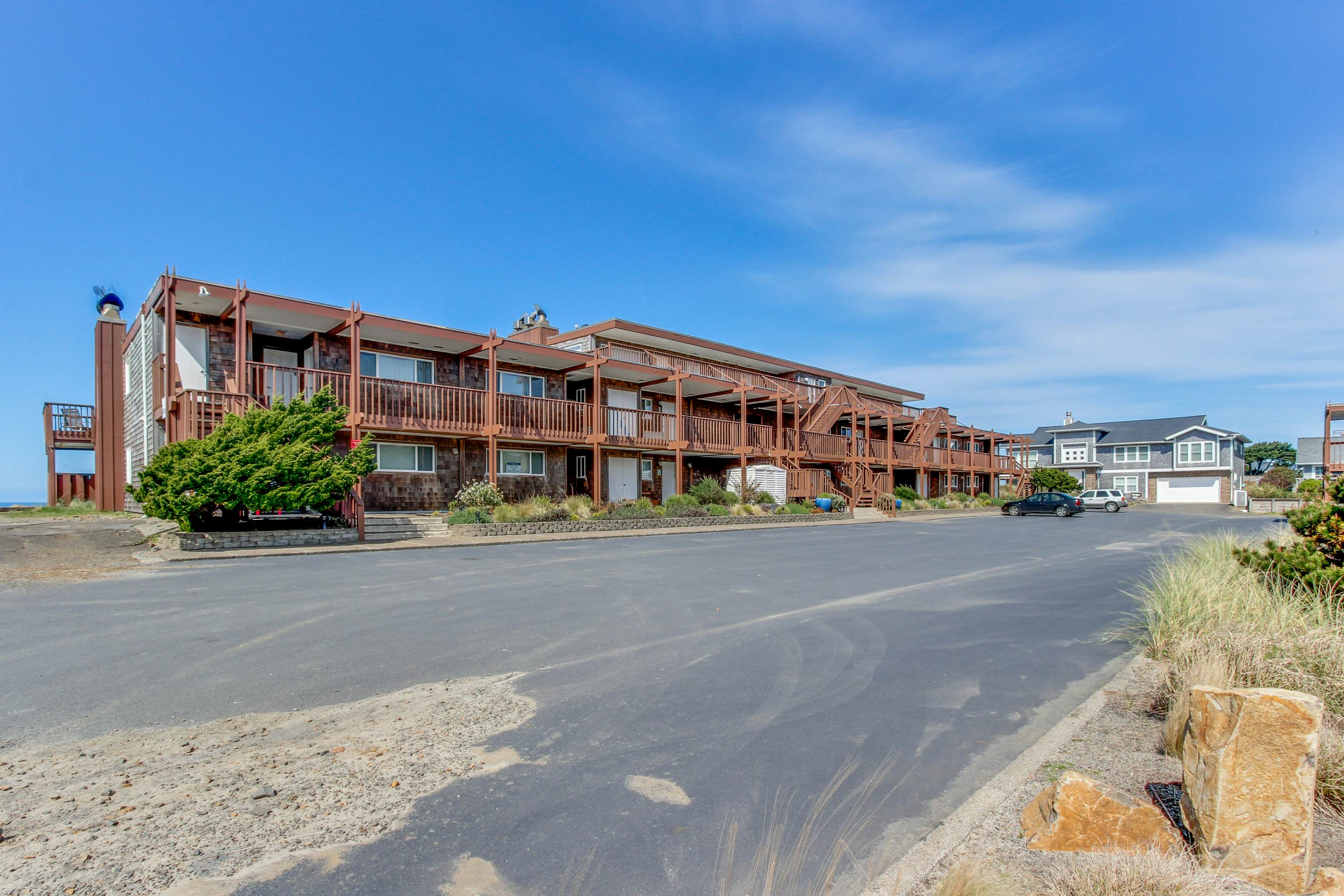Dog friendly oceanfront condo with amazing ocean views steps to beach
