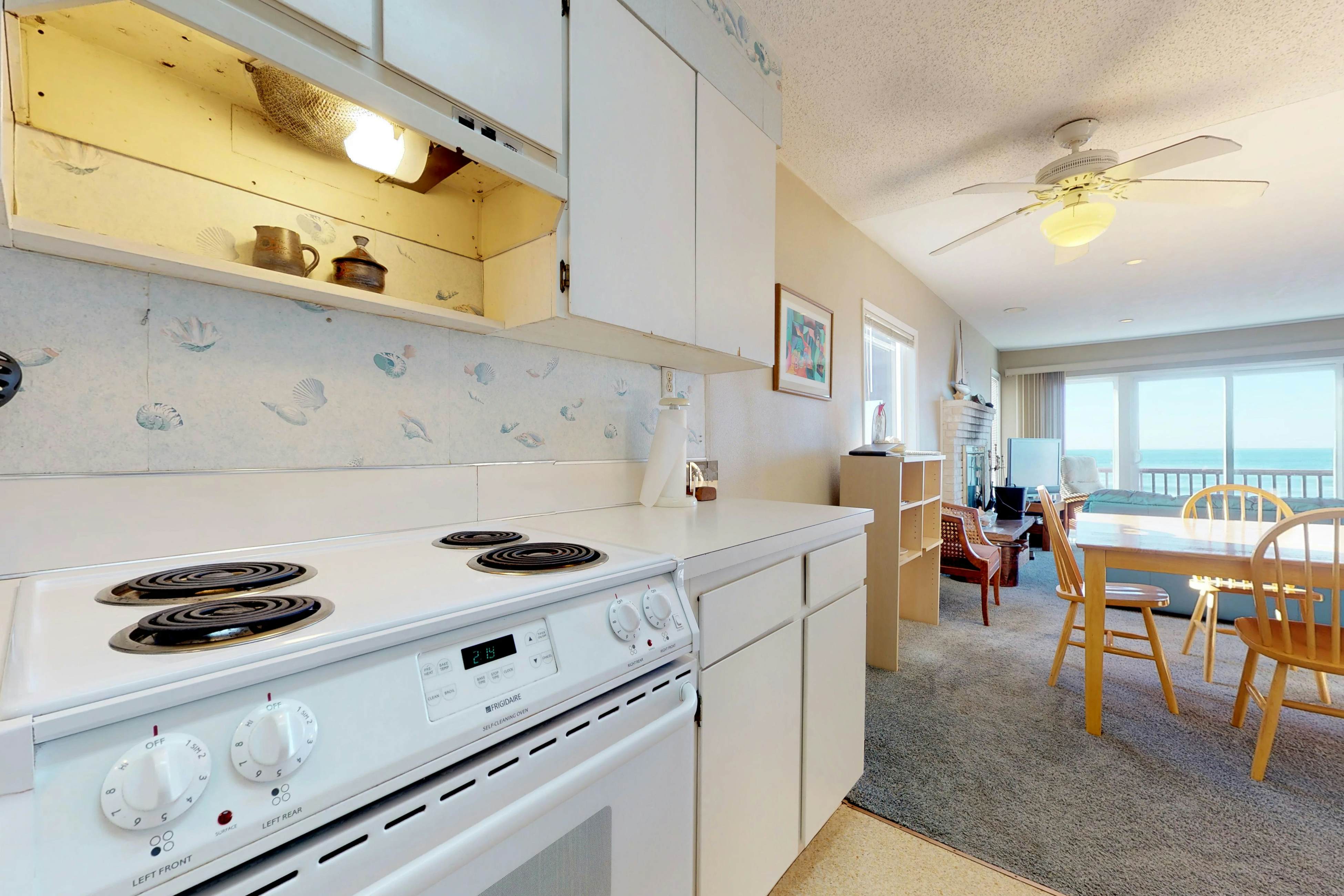 Dog friendly oceanfront condo with amazing ocean views steps to beach