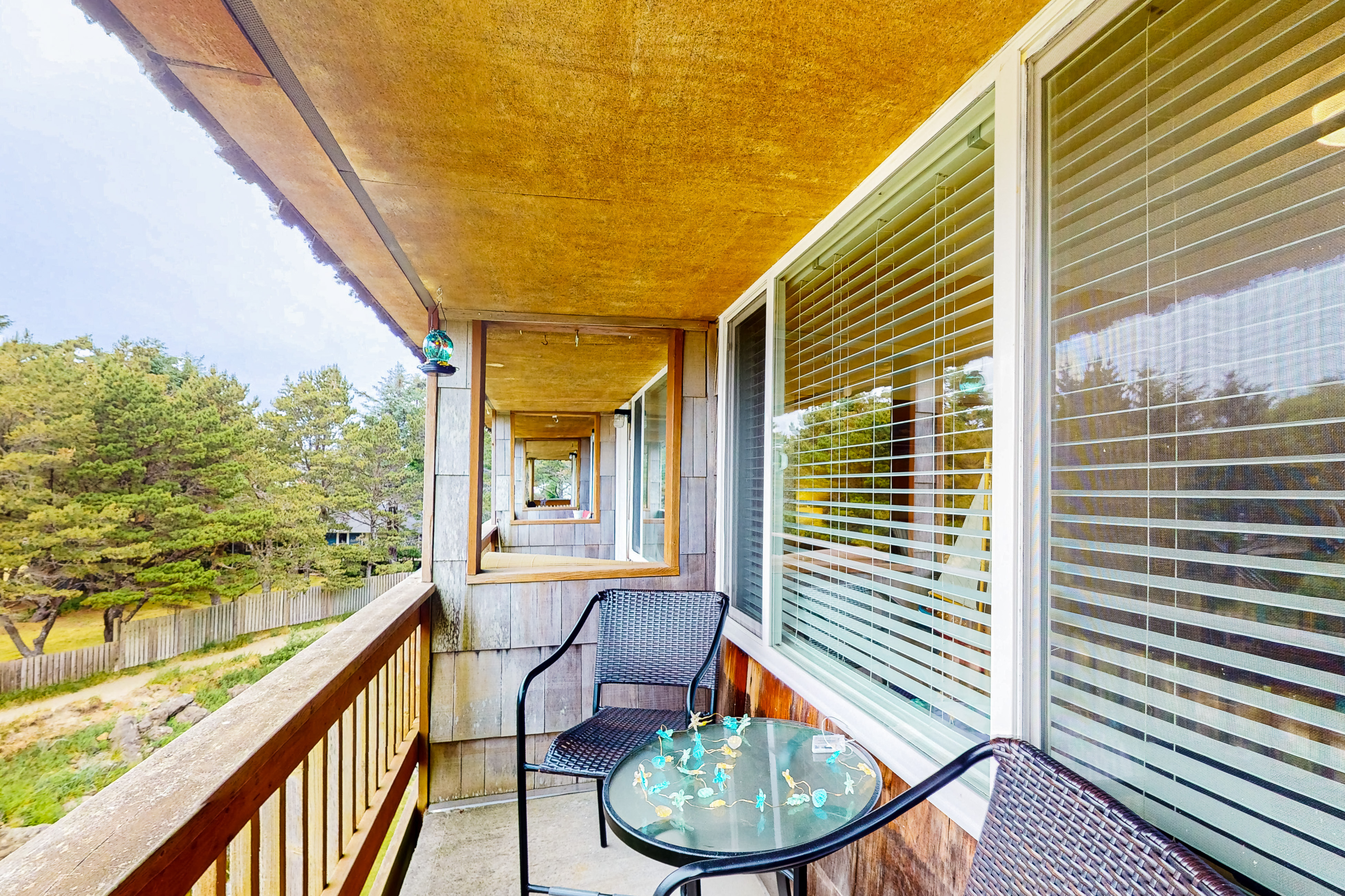 Dog friendly oceanfront condo with beach access and updated interior