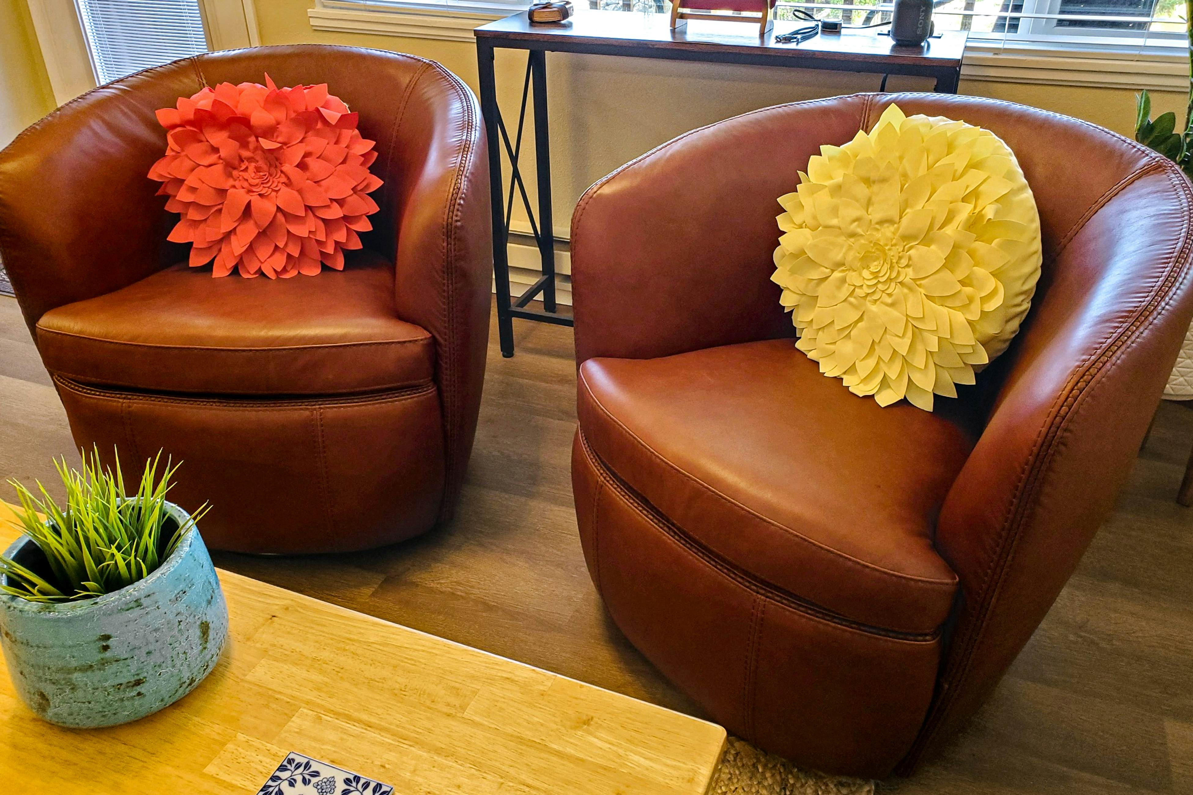 Dog friendly oceanfront condo with beach access and updated interior