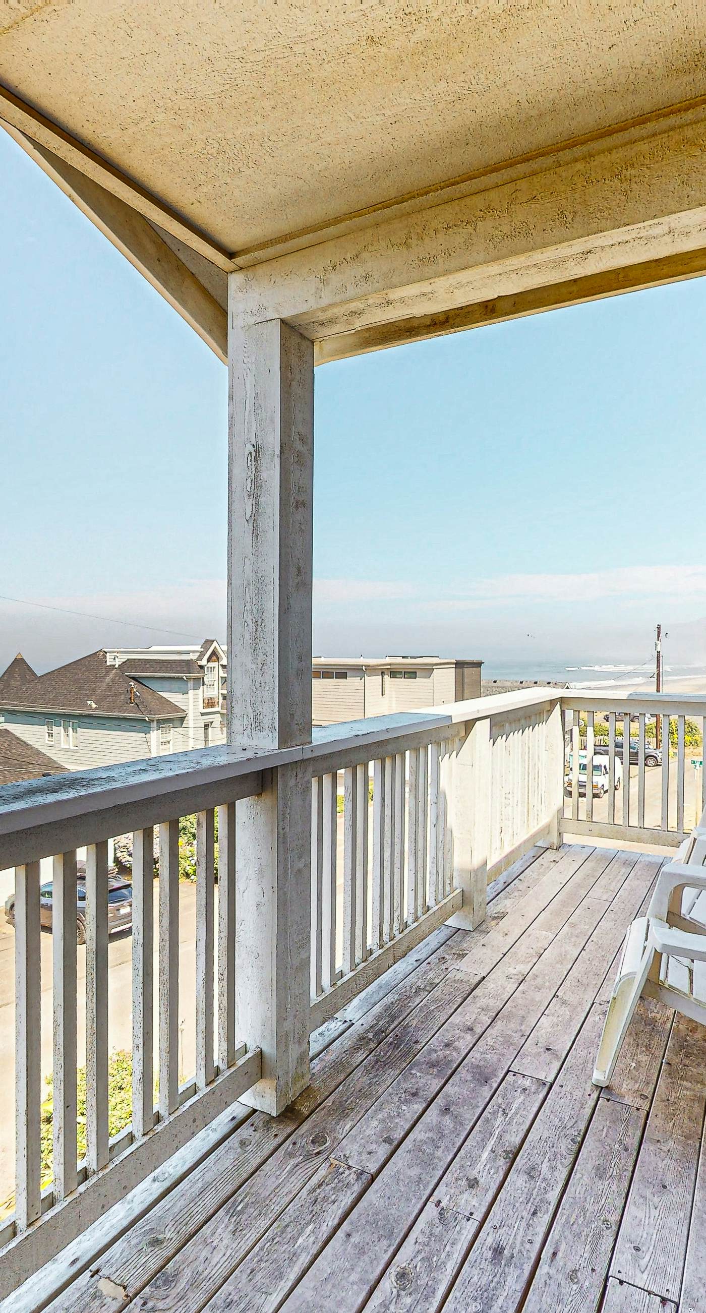 Gorgeous ocean view home with hot tub game room steps to beach