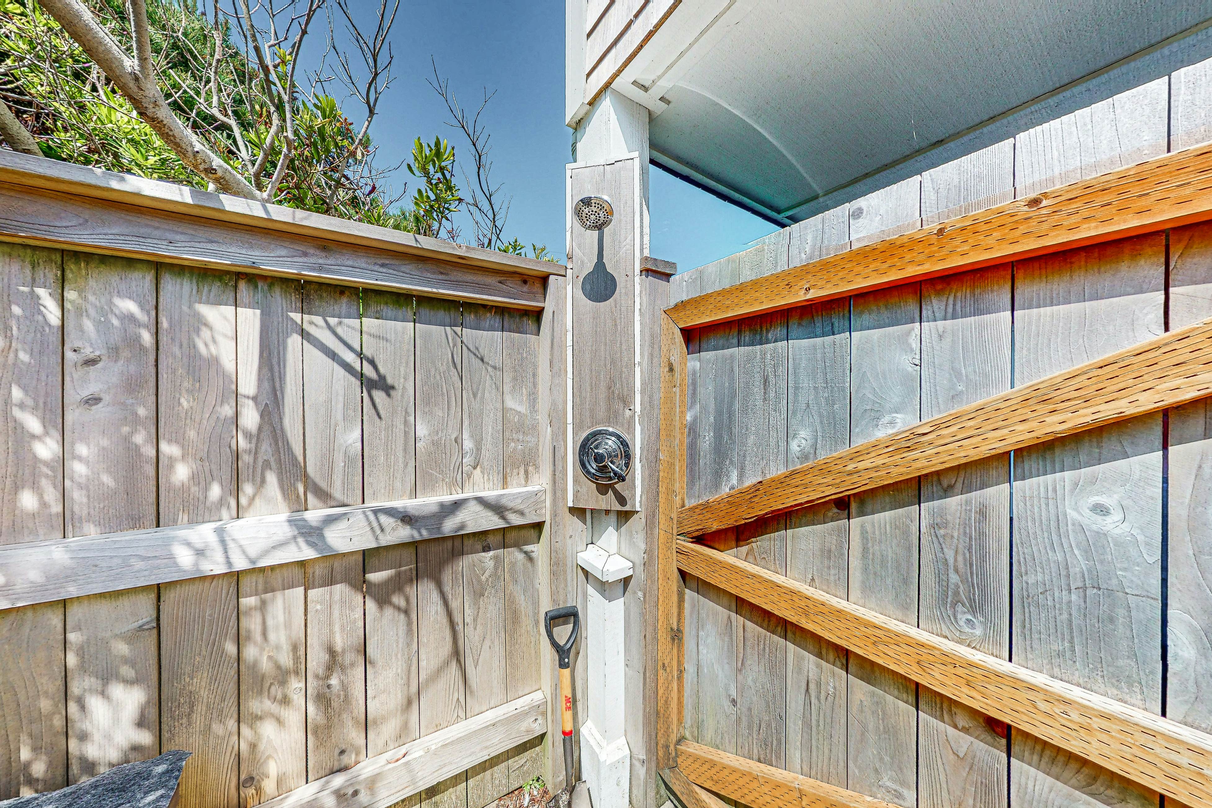 Gorgeous ocean view home with hot tub game room steps to beach